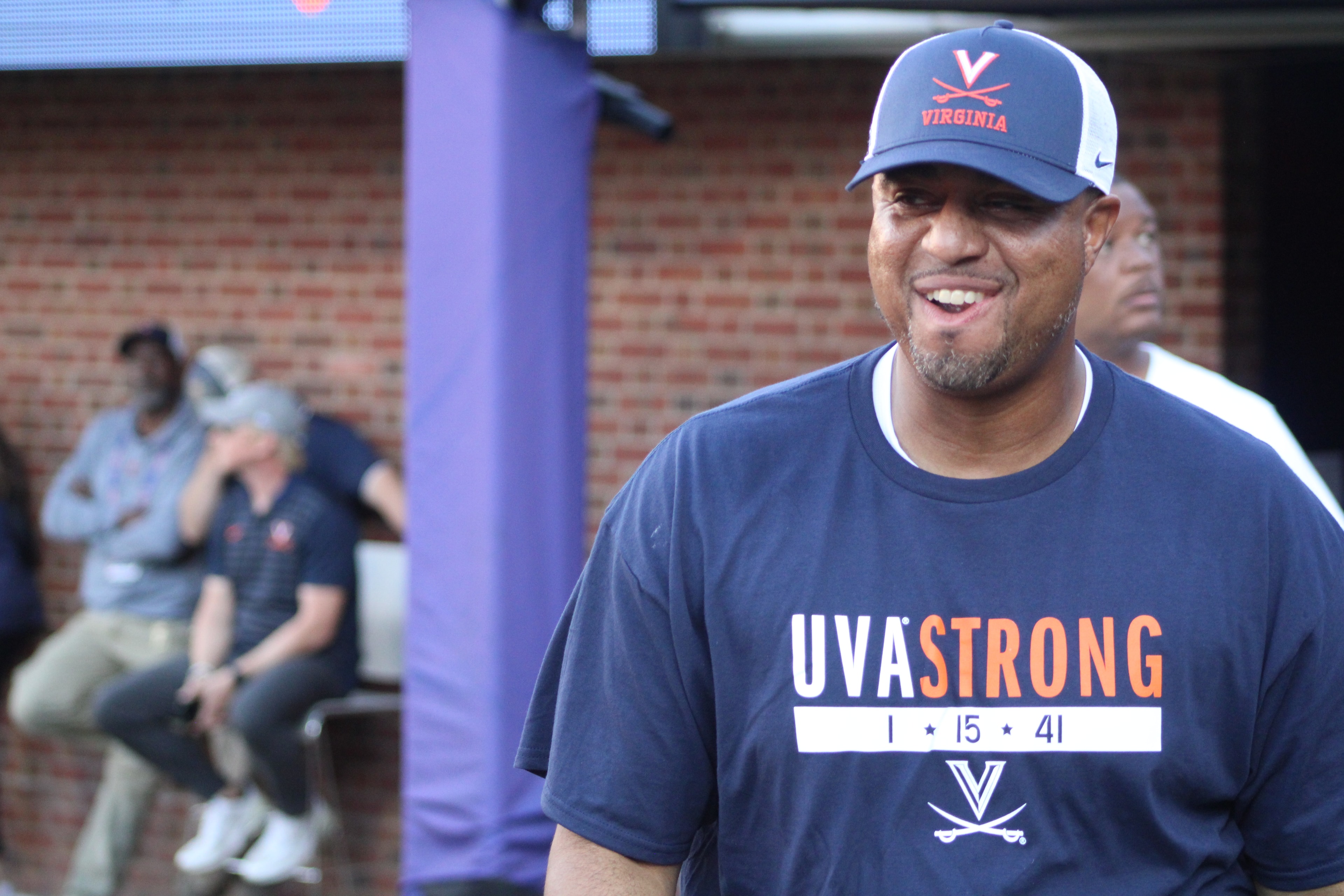 Fans at Virginia vs Delaware game day