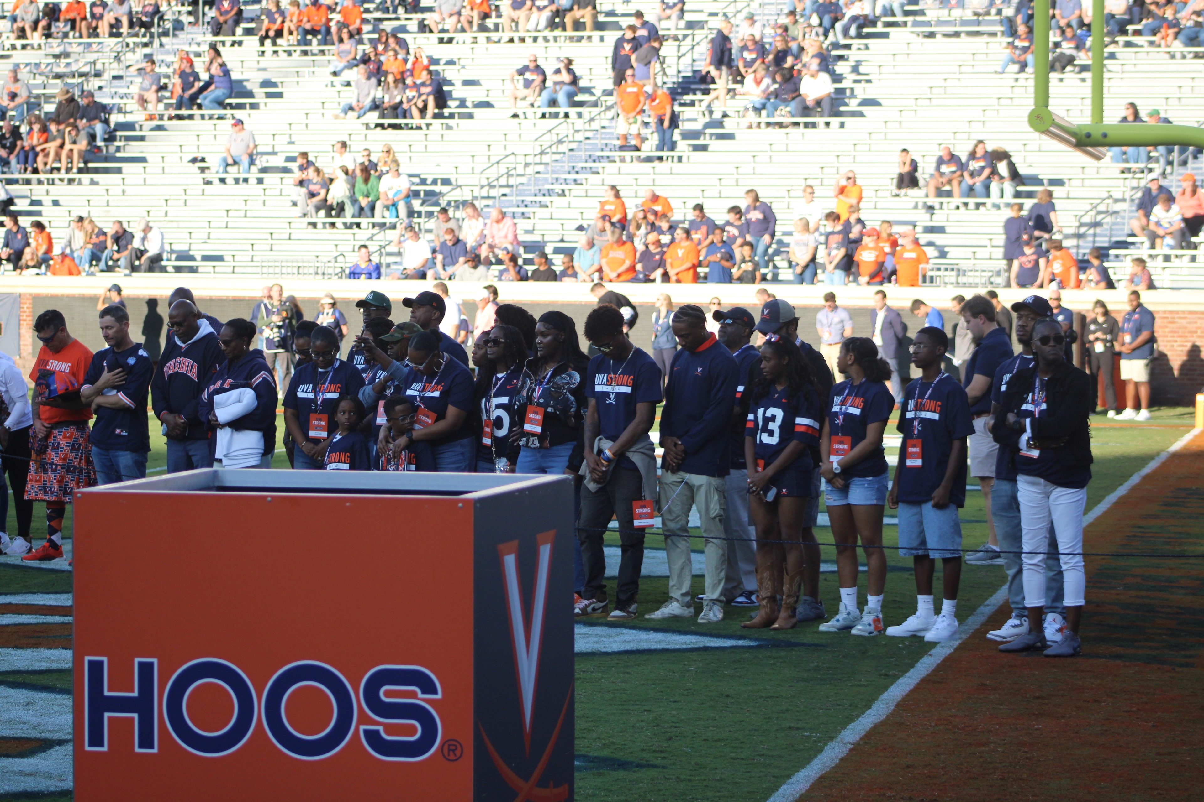 Fans at Virginia vs Delaware game day