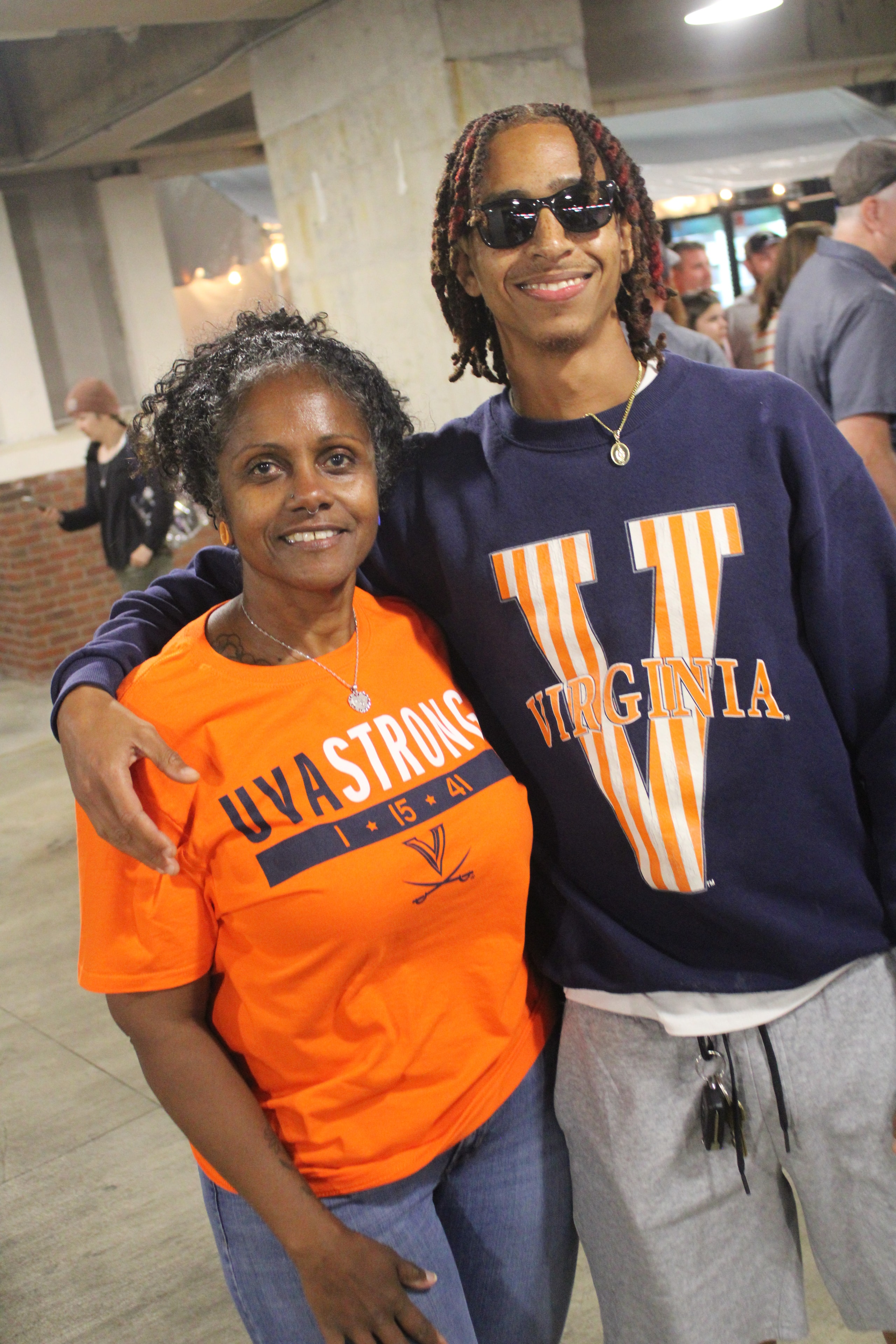 Fans at Virginia vs Delaware game day