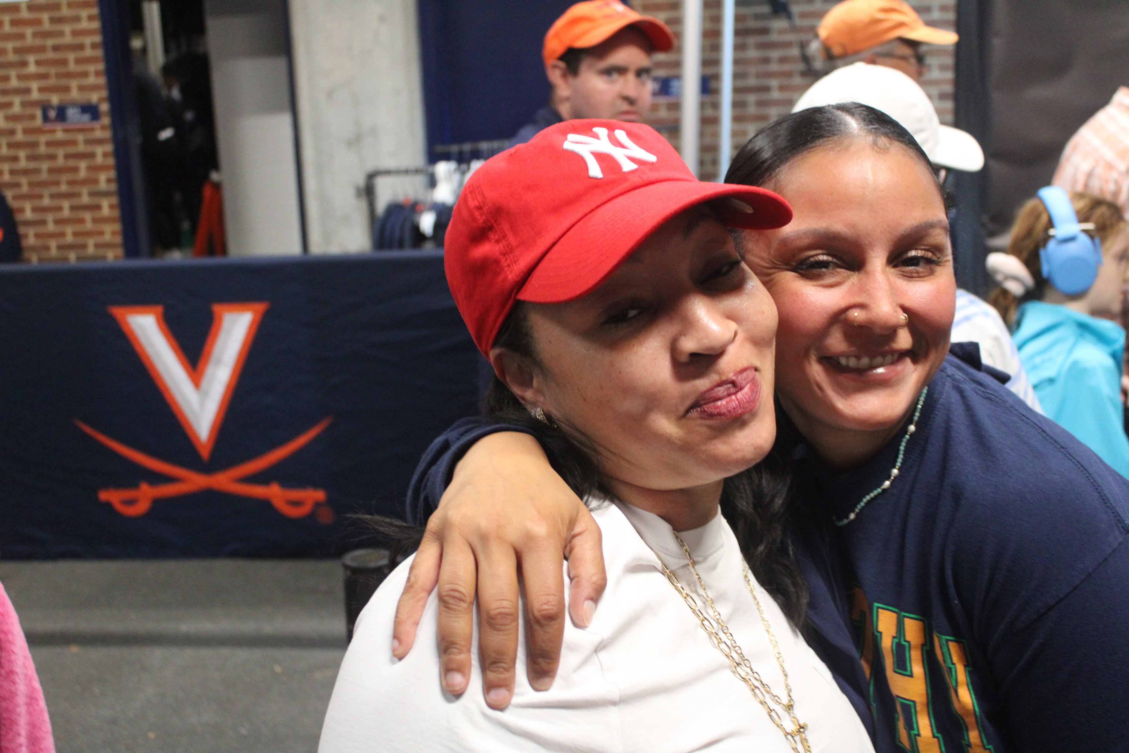 Fans at Virginia vs Delaware game day