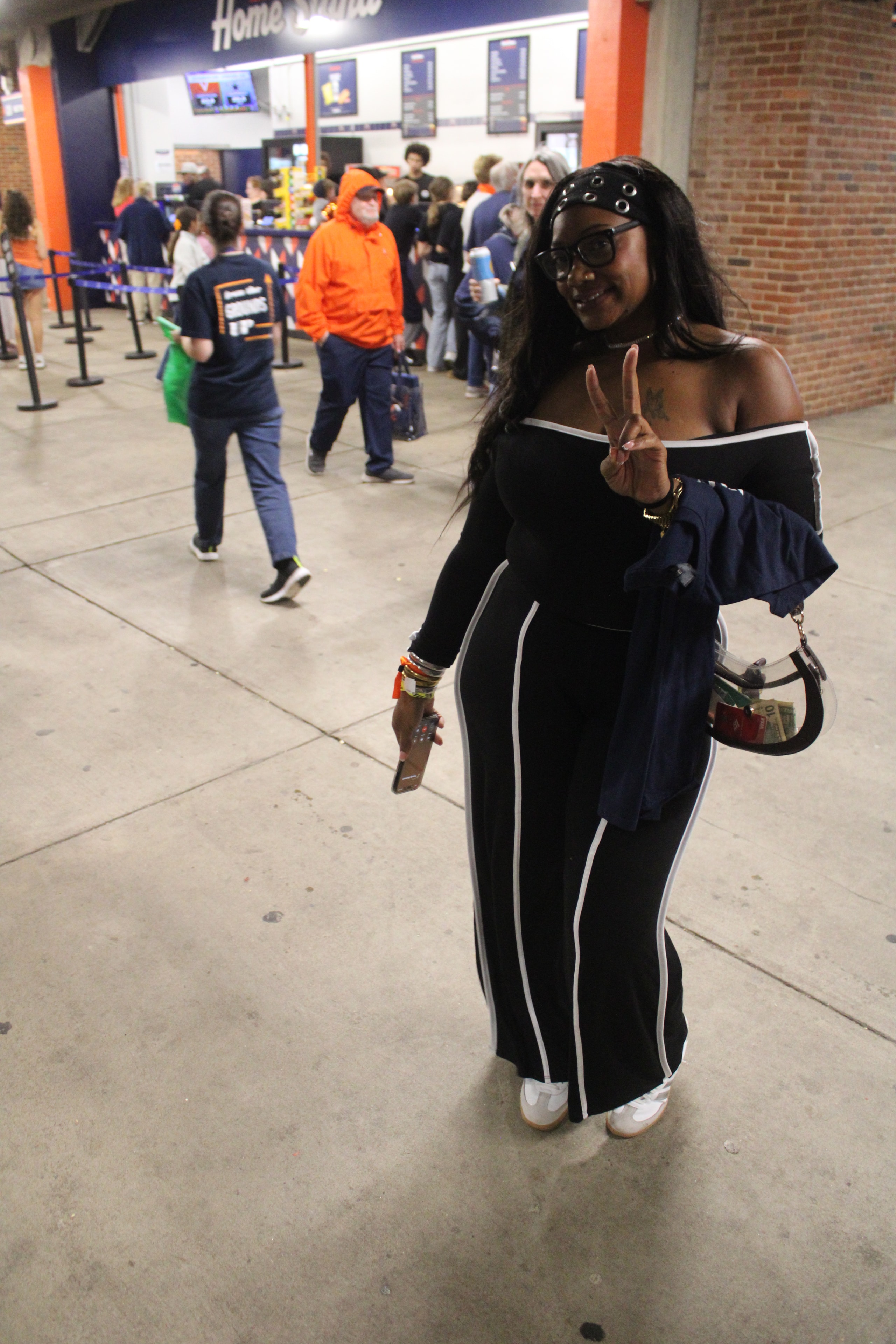 Fans at Virginia vs Delaware game day