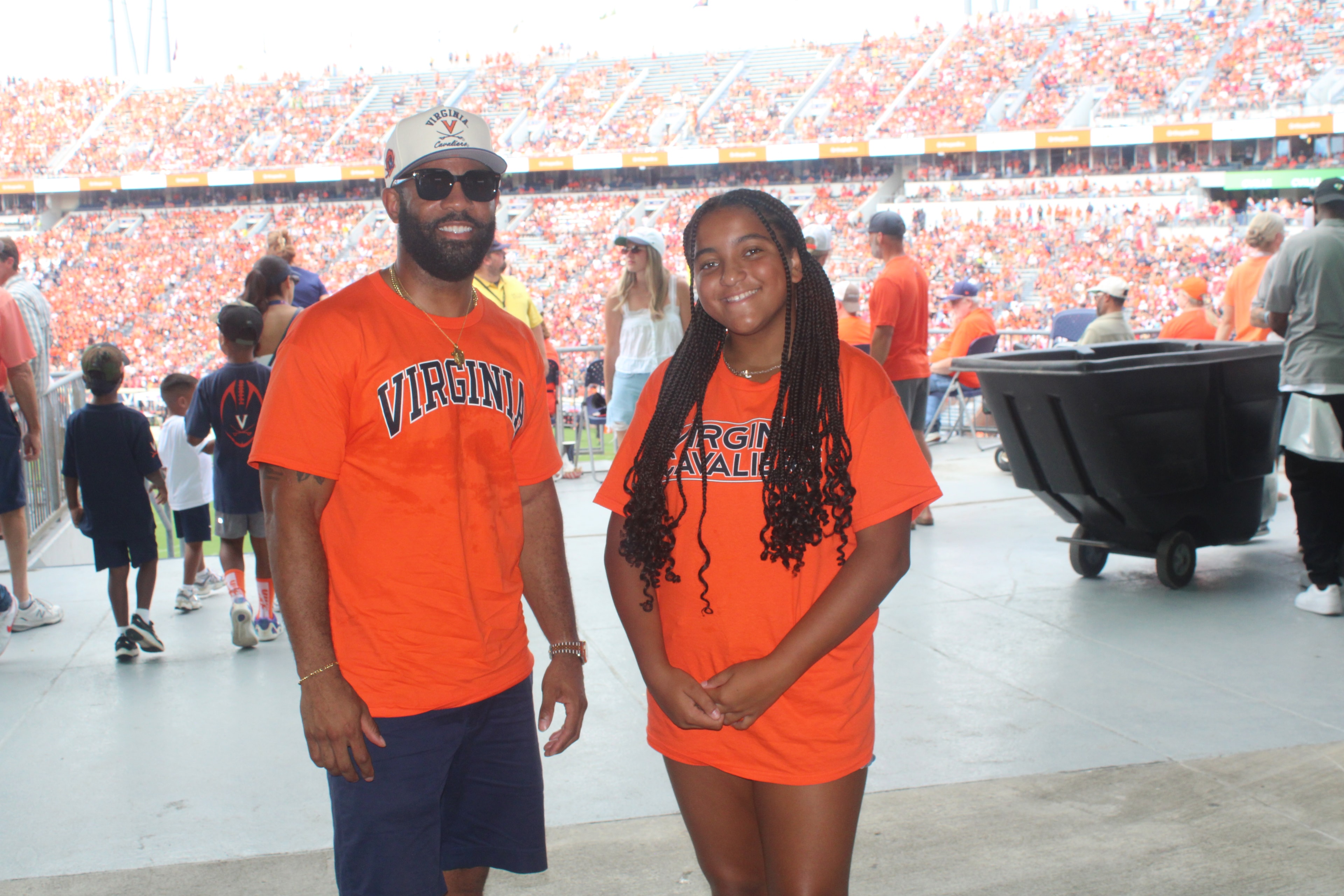 Fans at Virginia vs NC State game day