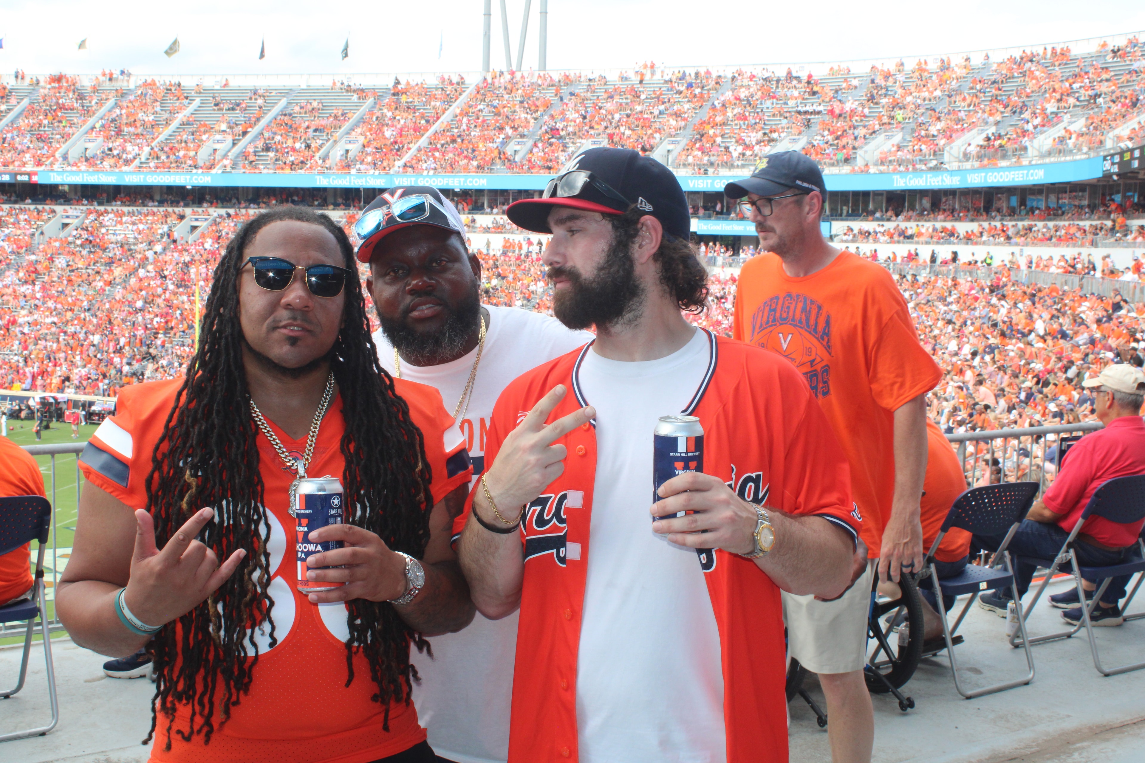 Fans at Virginia vs NC State game day