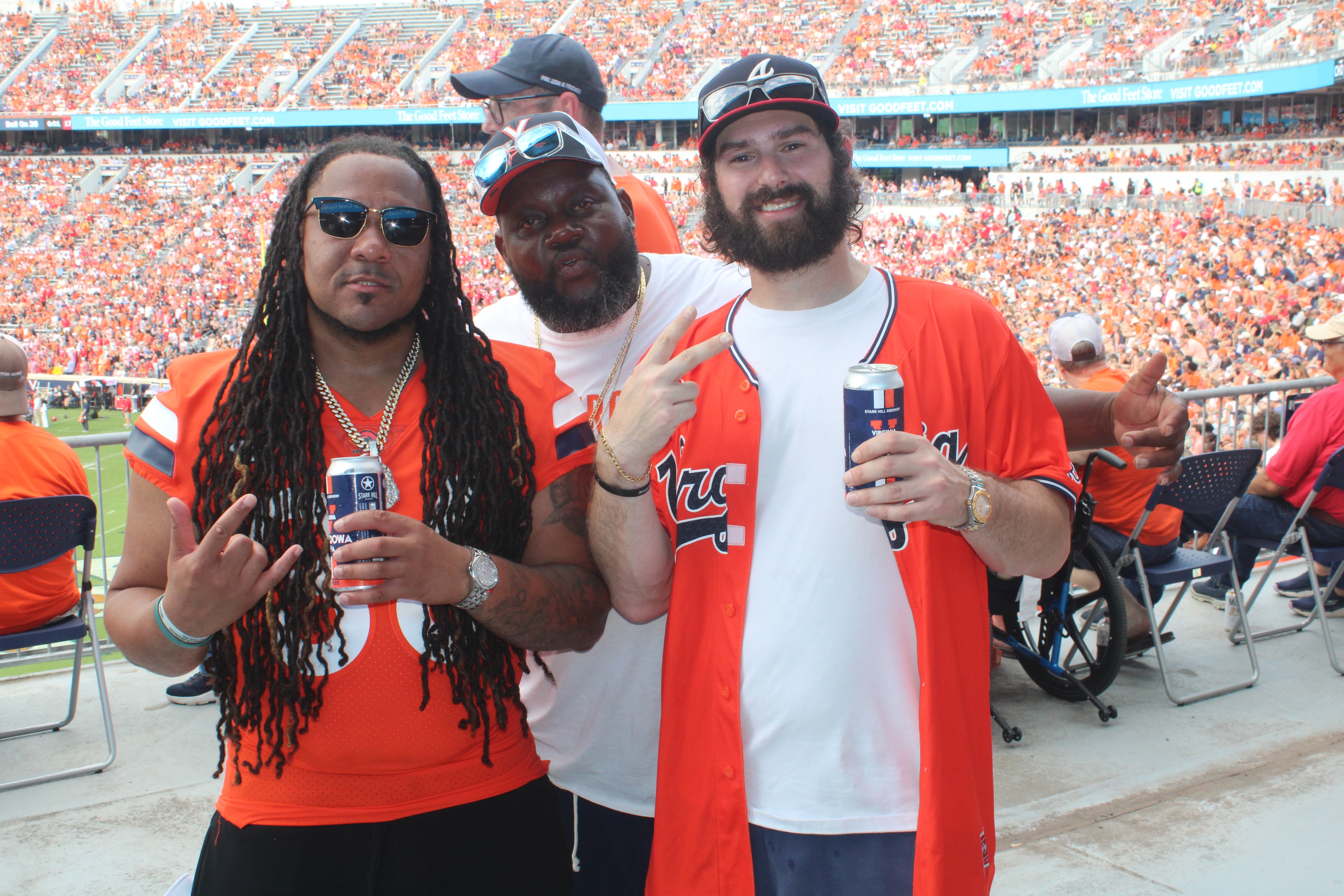 Fans at Virginia vs NC State game day