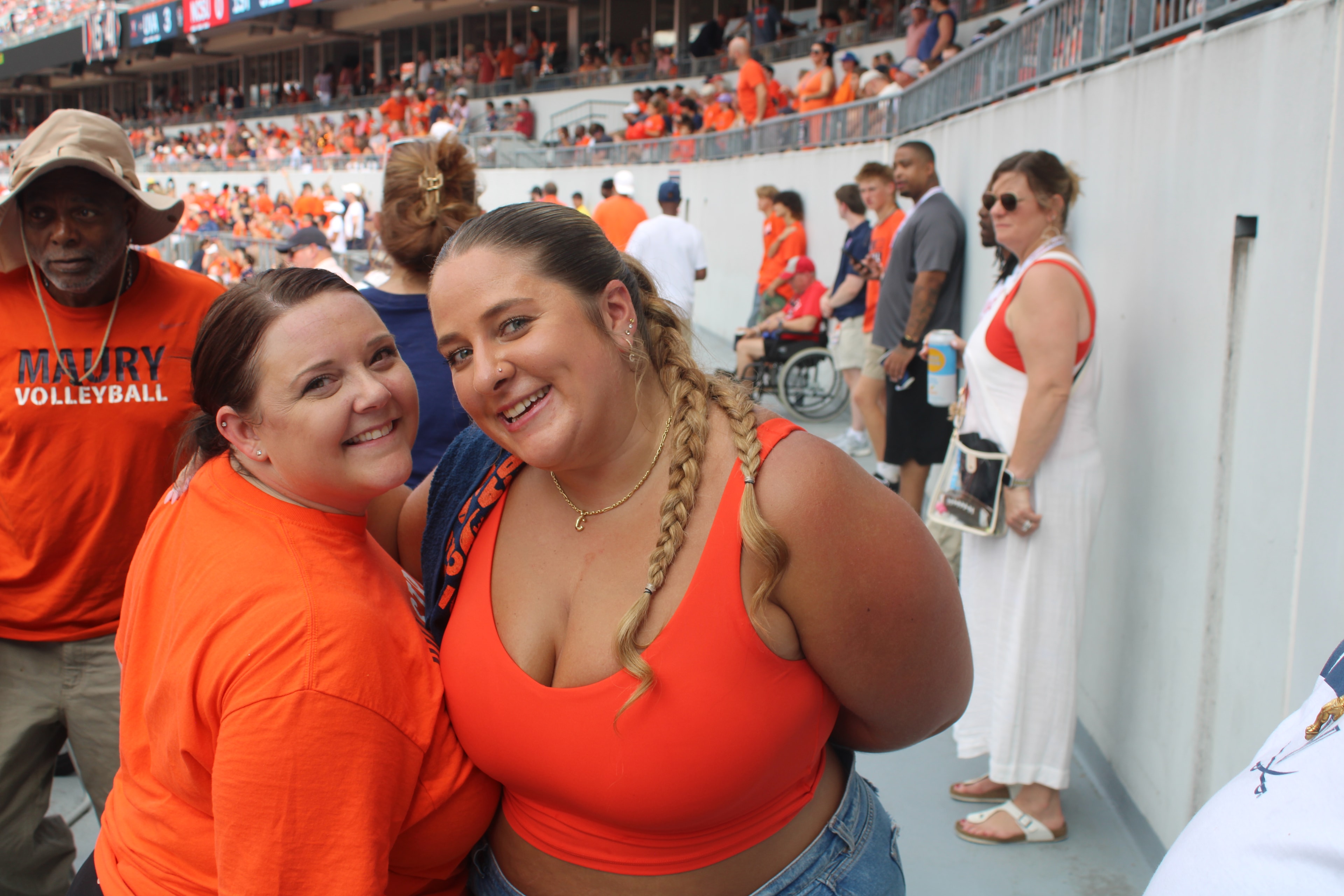 Fans at Virginia vs NC State game day