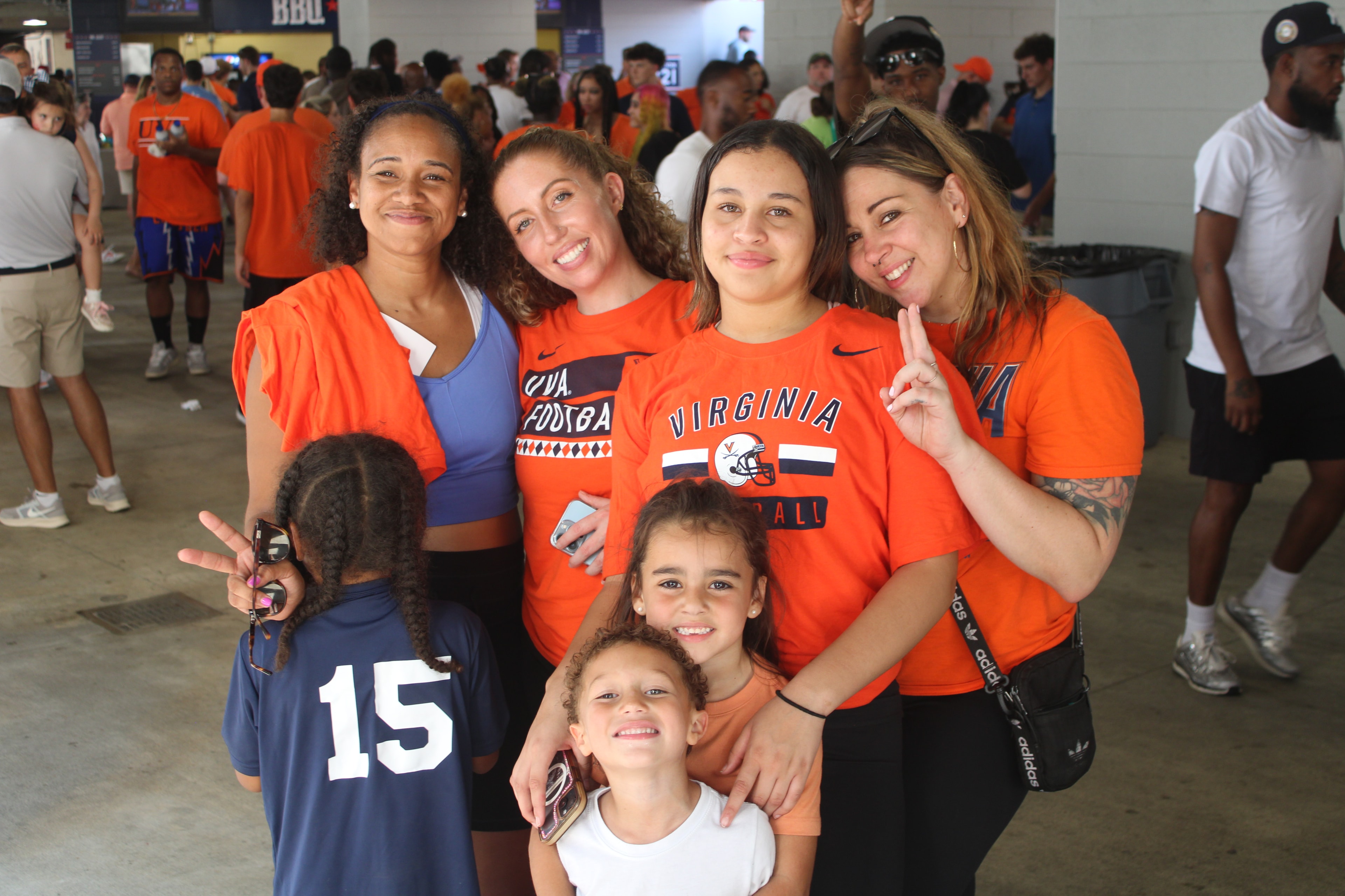 Fans at Virginia vs NC State game day