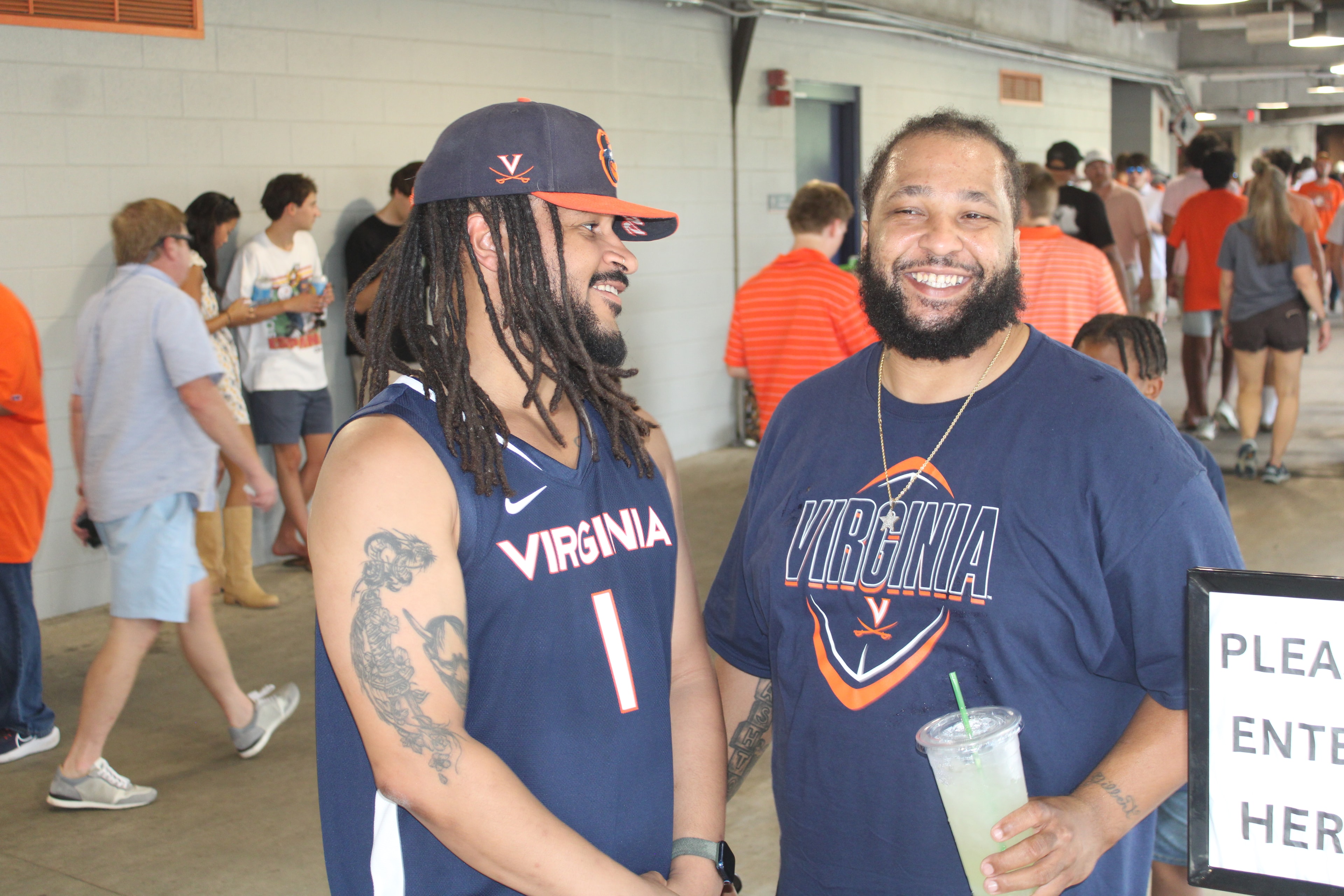 Fans at Virginia vs NC State game day