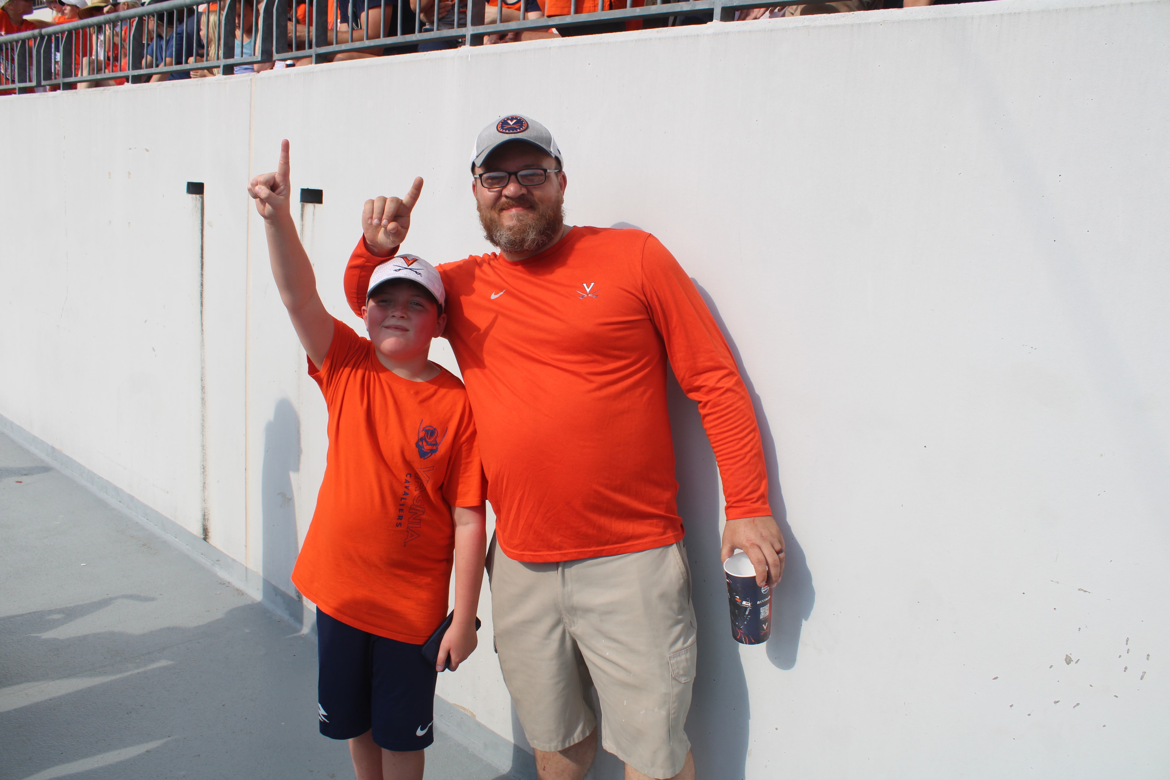 Fans at Virginia vs NC State game day