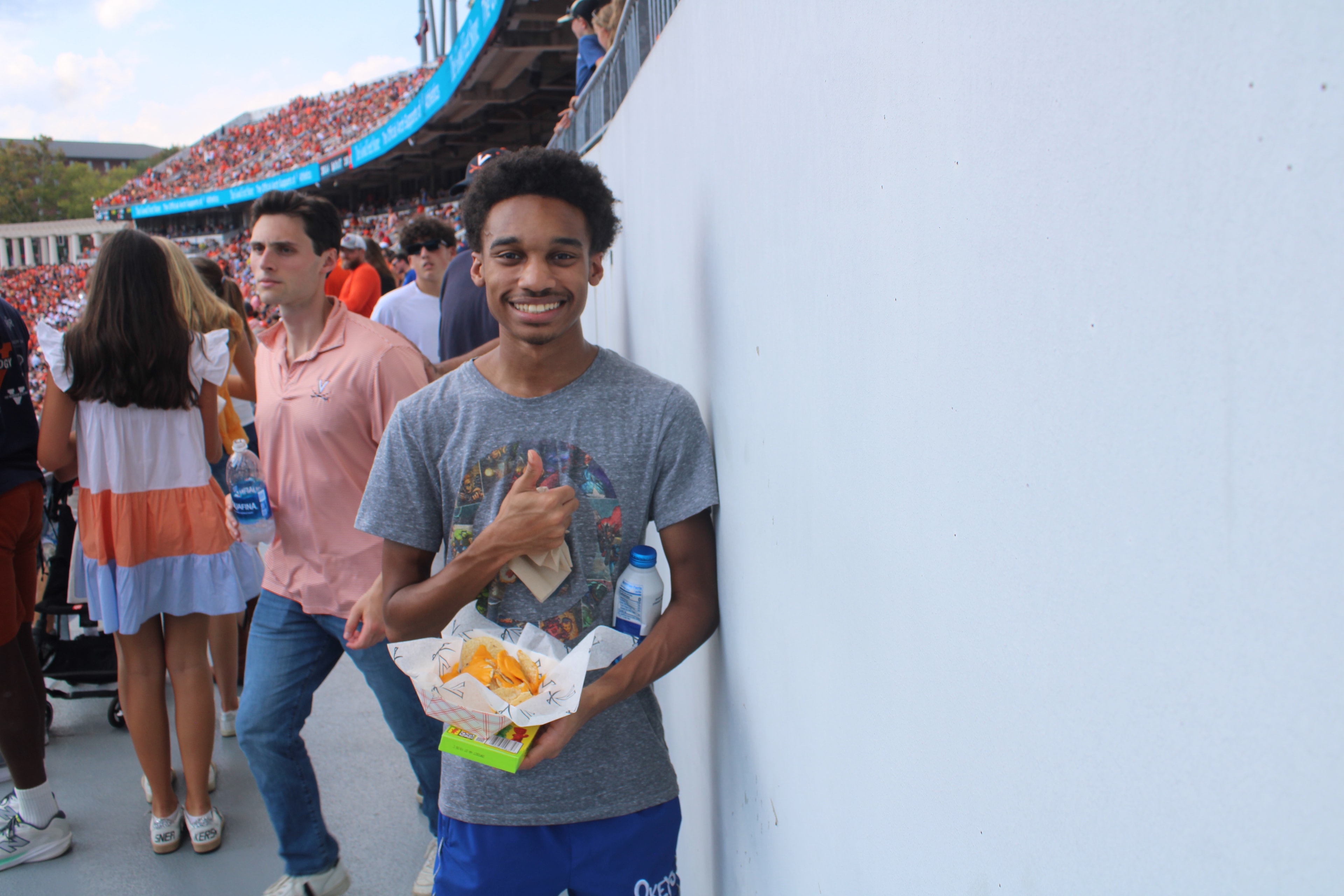 Fans at Virginia vs NC State game day