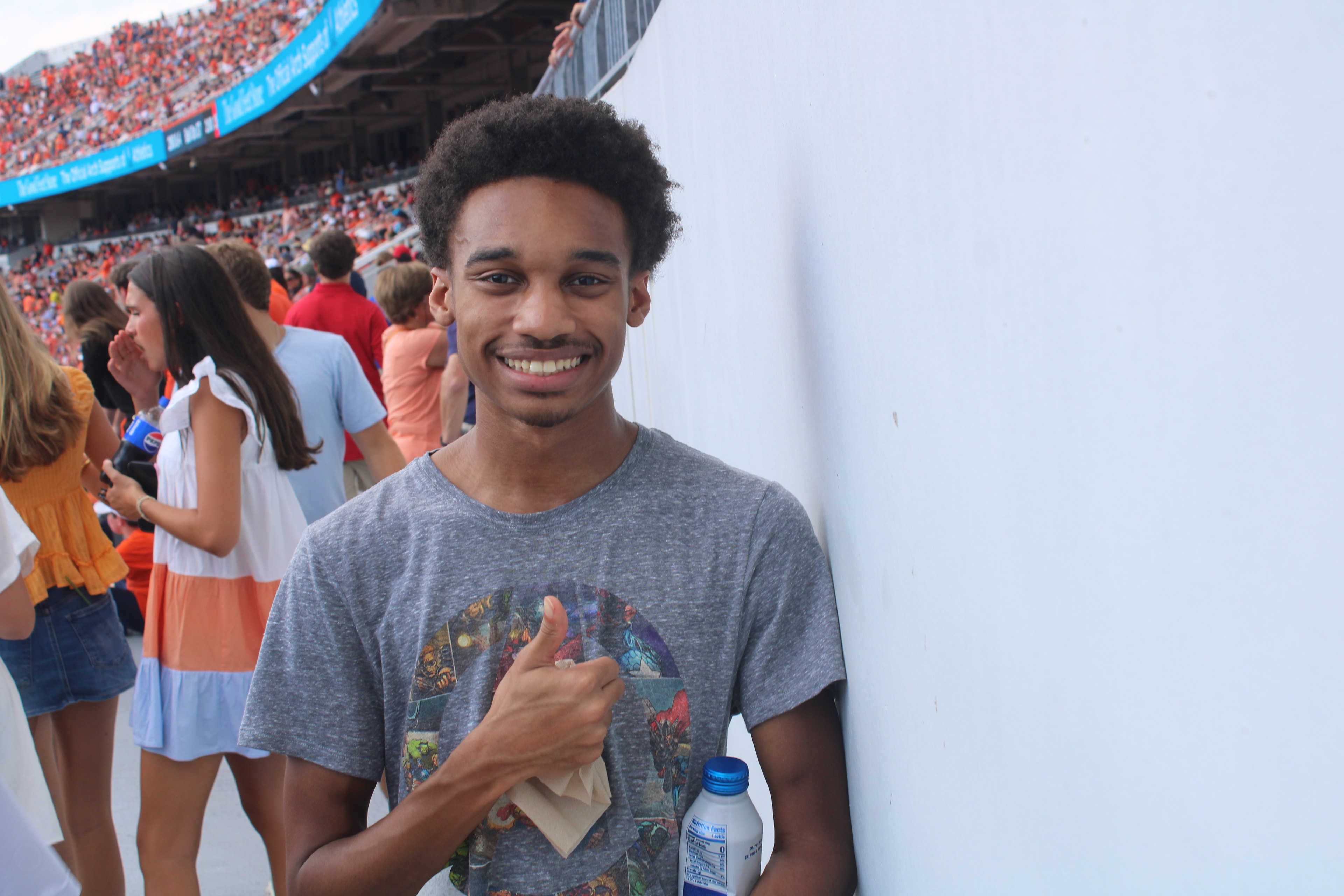 Fans at Virginia vs NC State game day