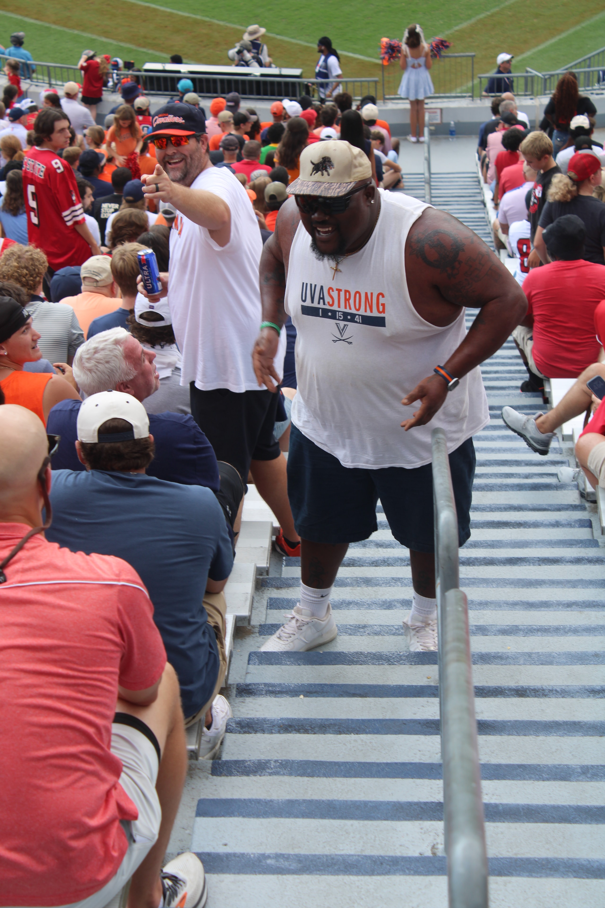 Fans at Virginia vs NC State game day
