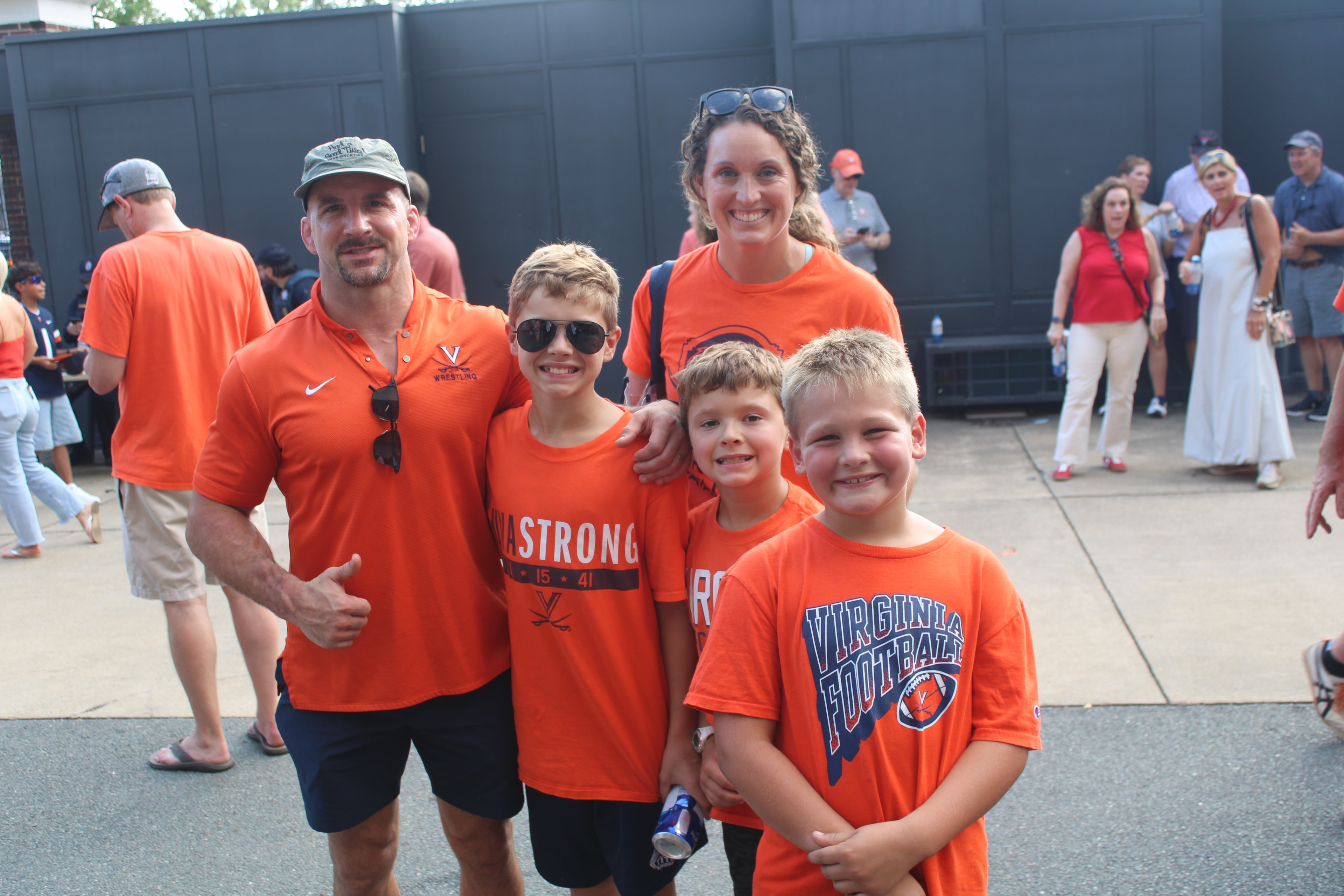 Fans at Virginia vs NC State game day