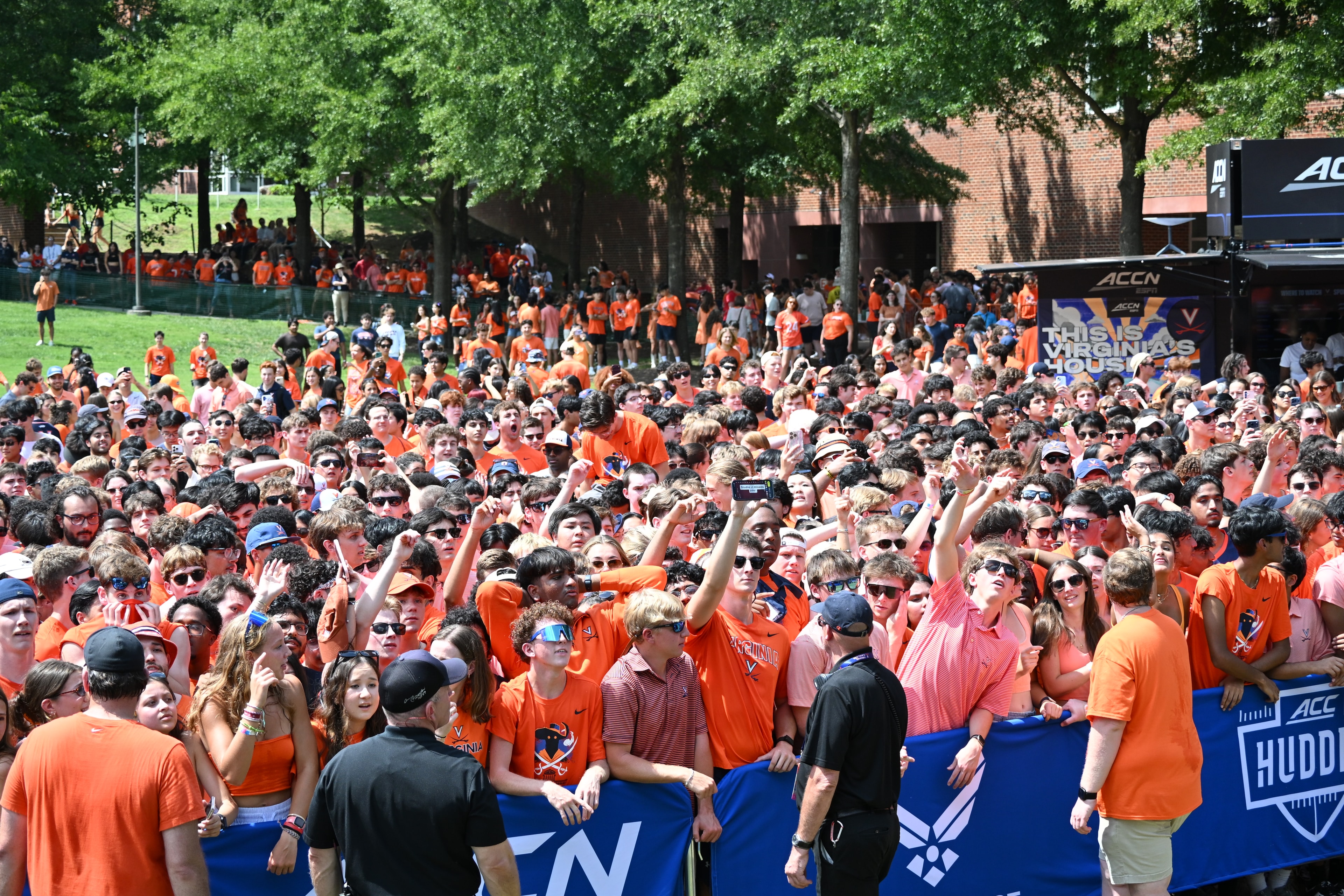 Fans at Virginia vs NC State game day