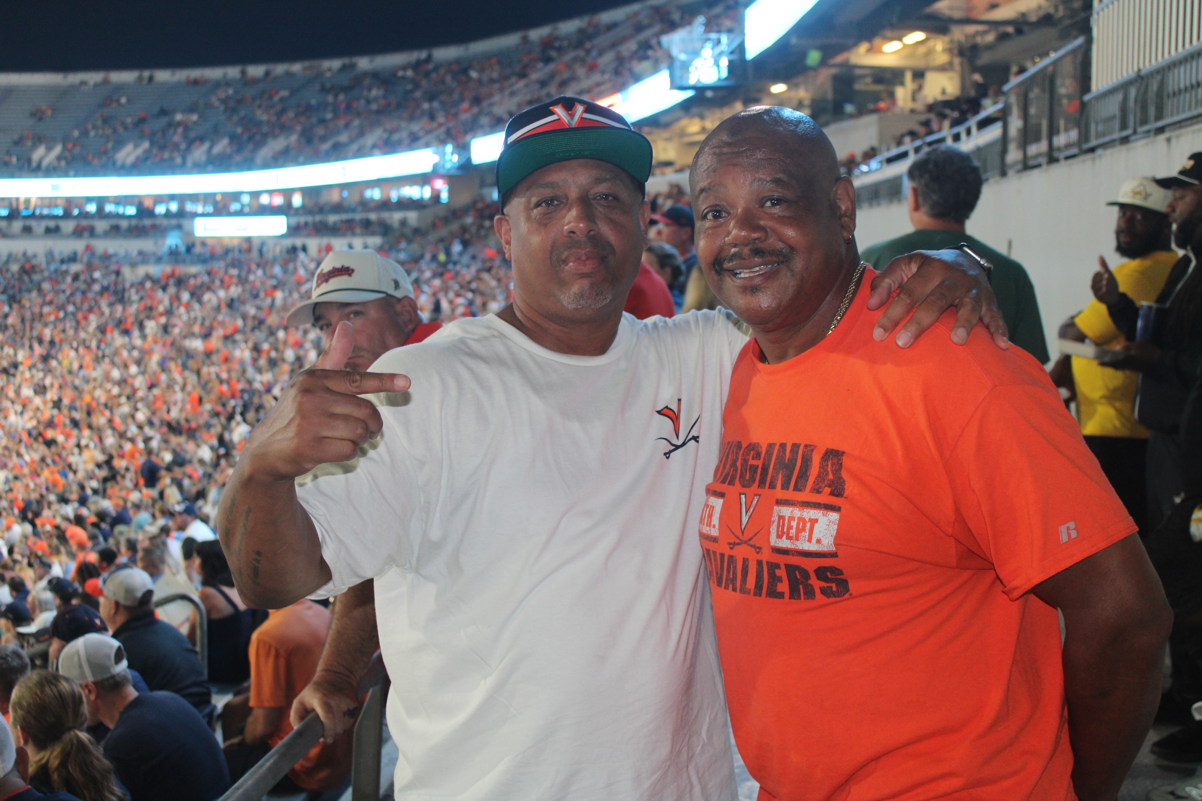 Fans at Virginia vs Norfolk State game day