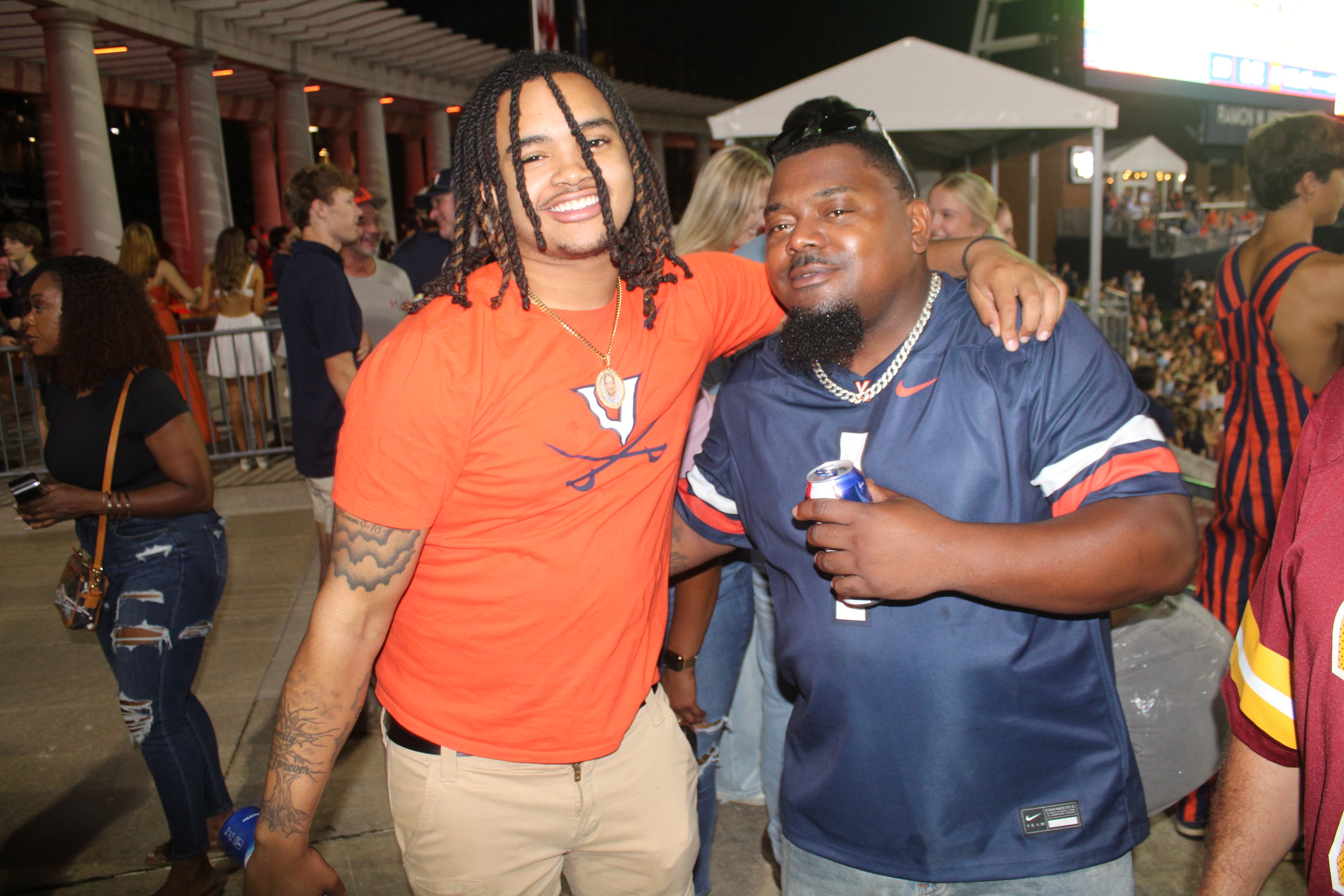 Fans at Virginia vs Norfolk State game day