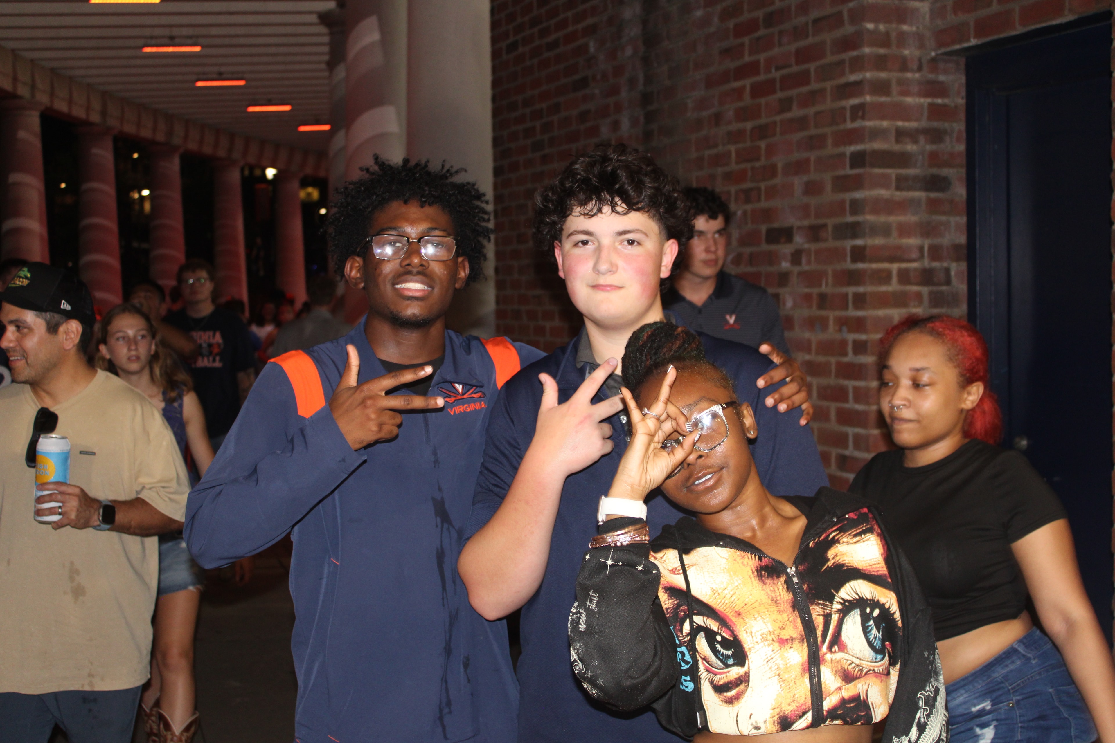 Fans at Virginia vs Norfolk State game day