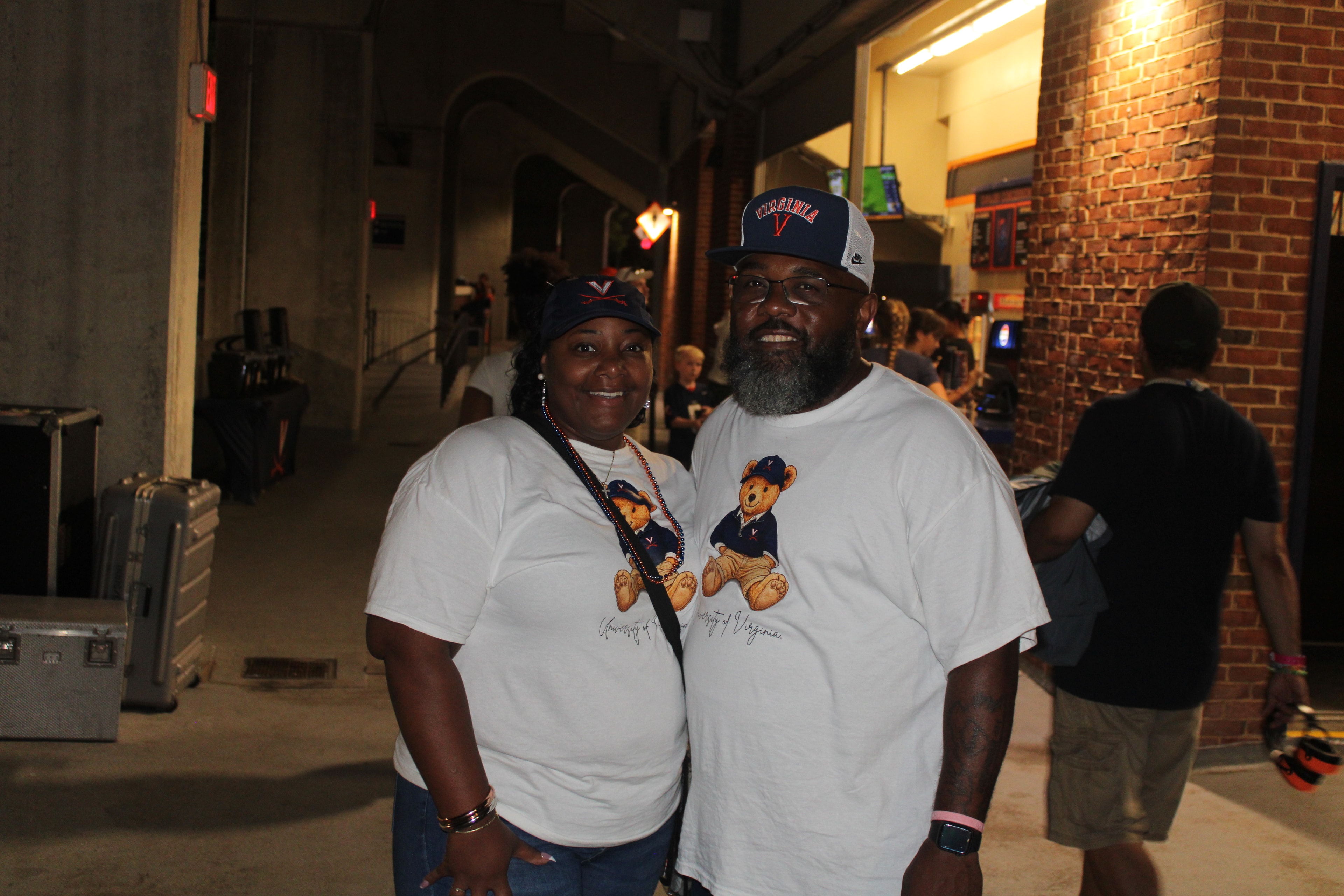 Fans at Virginia vs Norfolk State game day