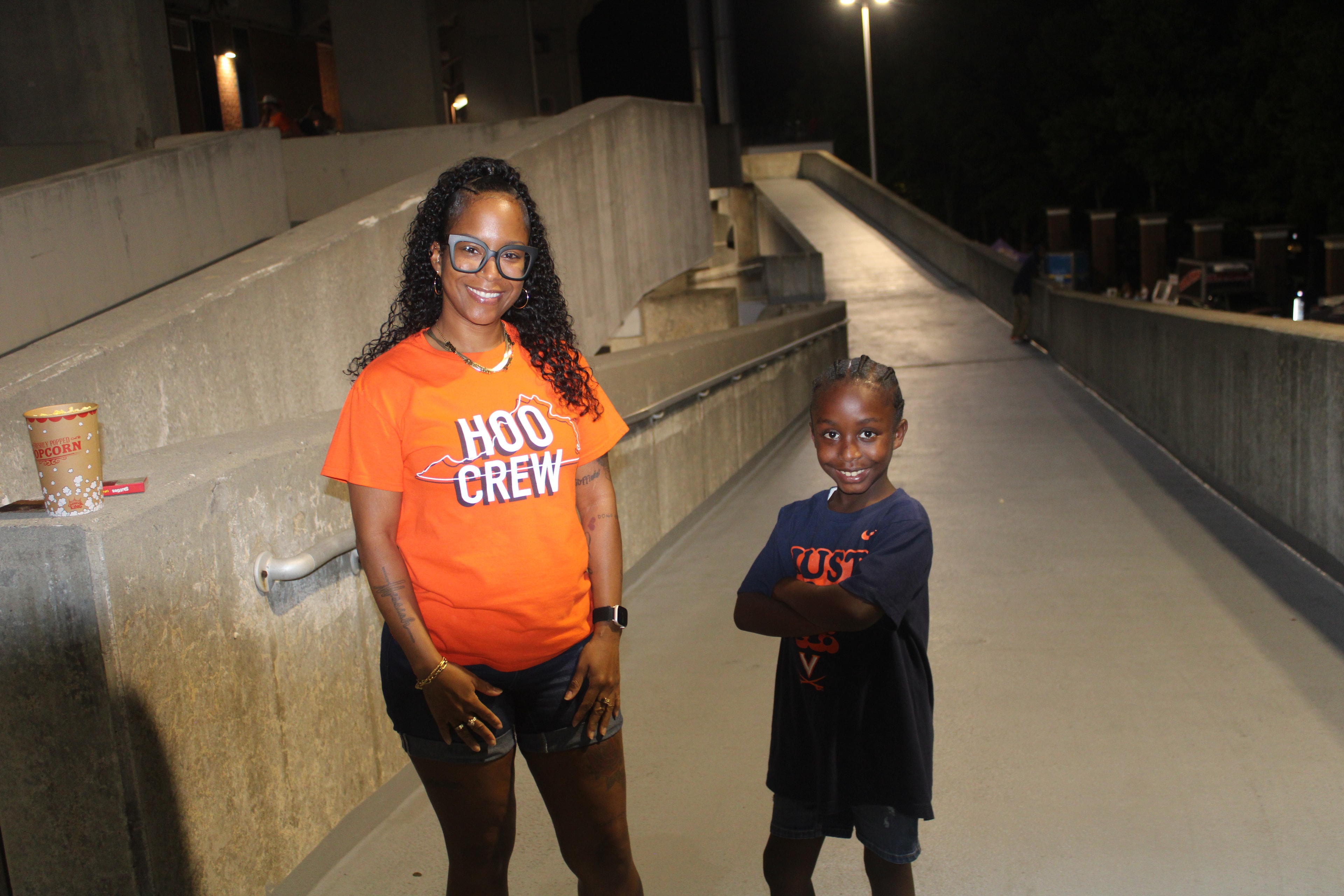 Fans at Virginia vs Norfolk State game day