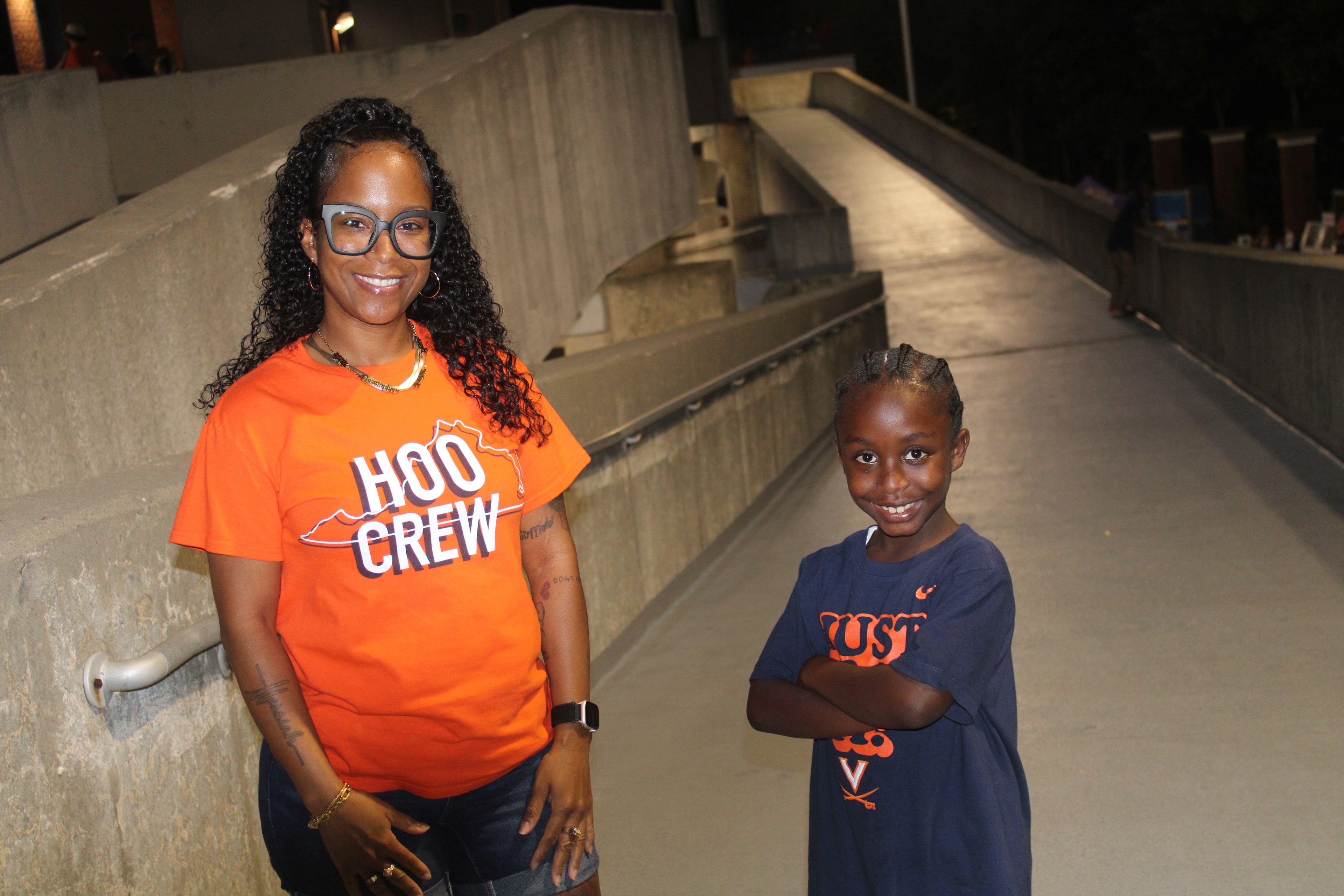 Fans at Virginia vs Norfolk State game day