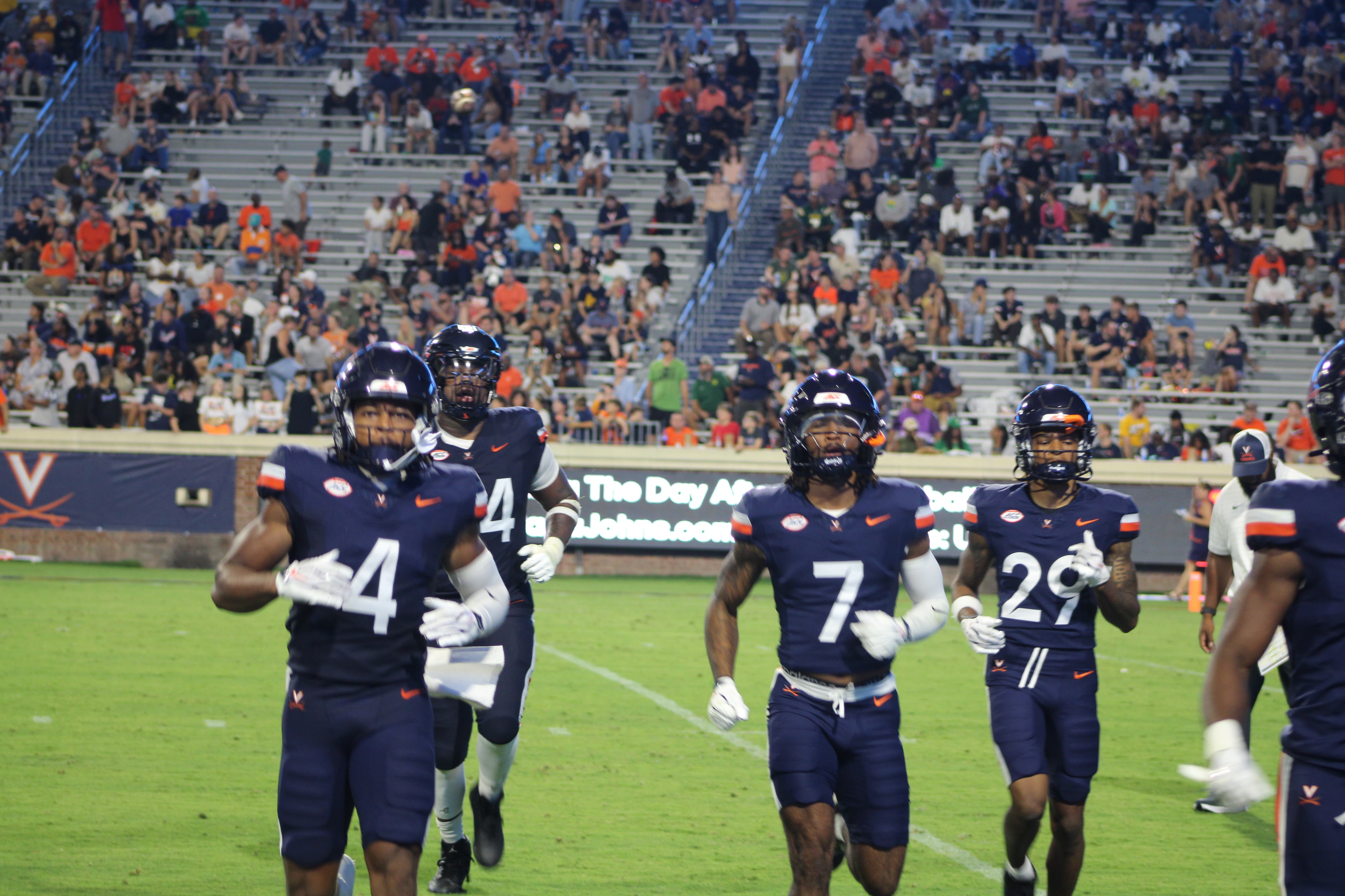 Fans at Virginia vs Norfolk State game day