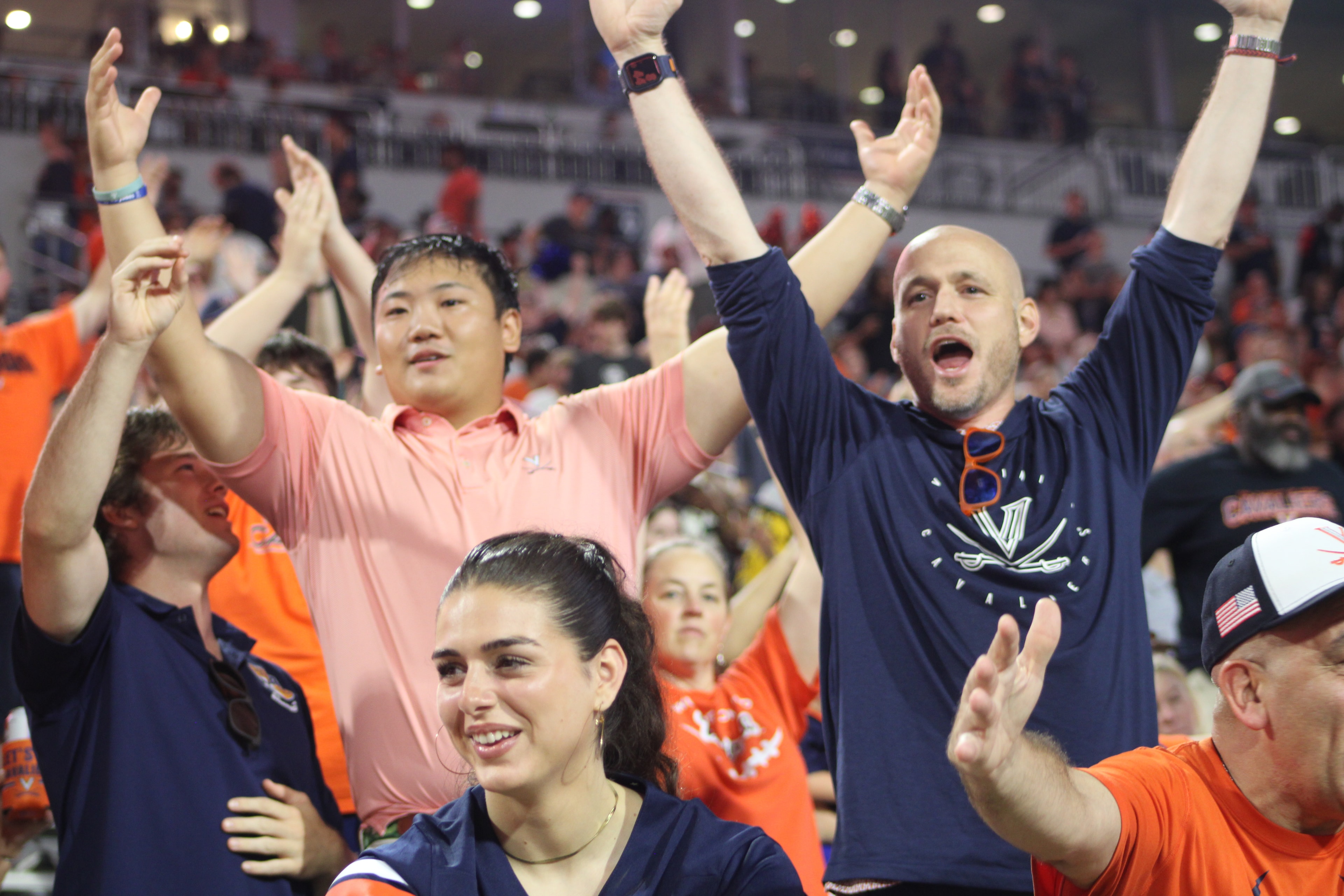 Fans at Virginia vs Norfolk State game day