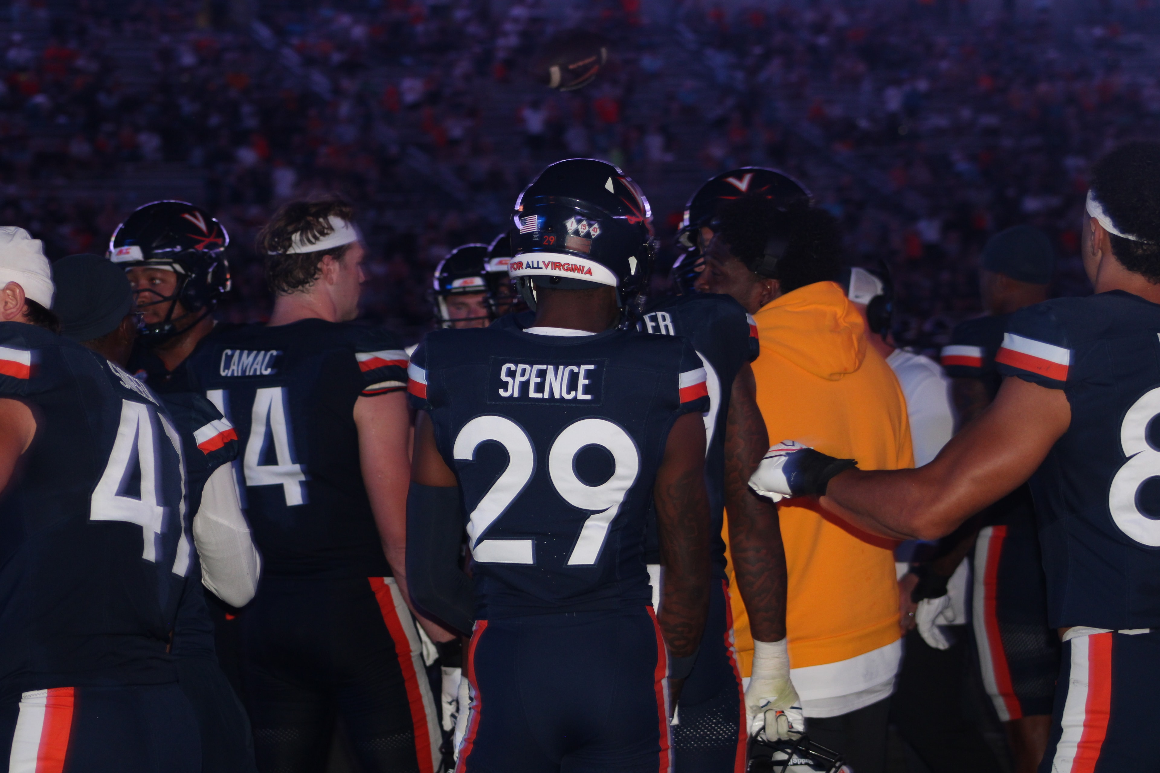 Fans at Virginia vs Norfolk State game day