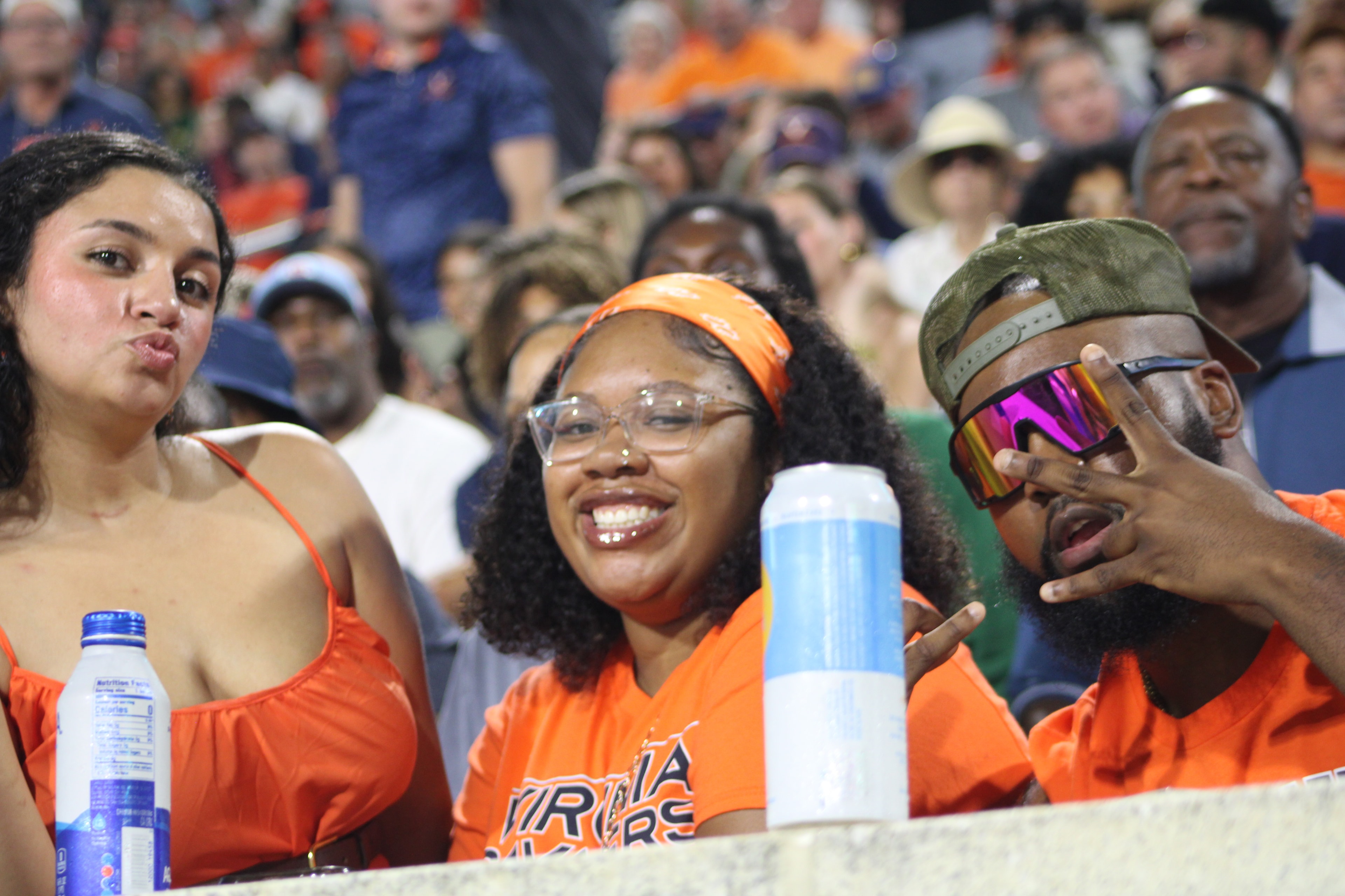 Fans at Virginia vs Norfolk State game day