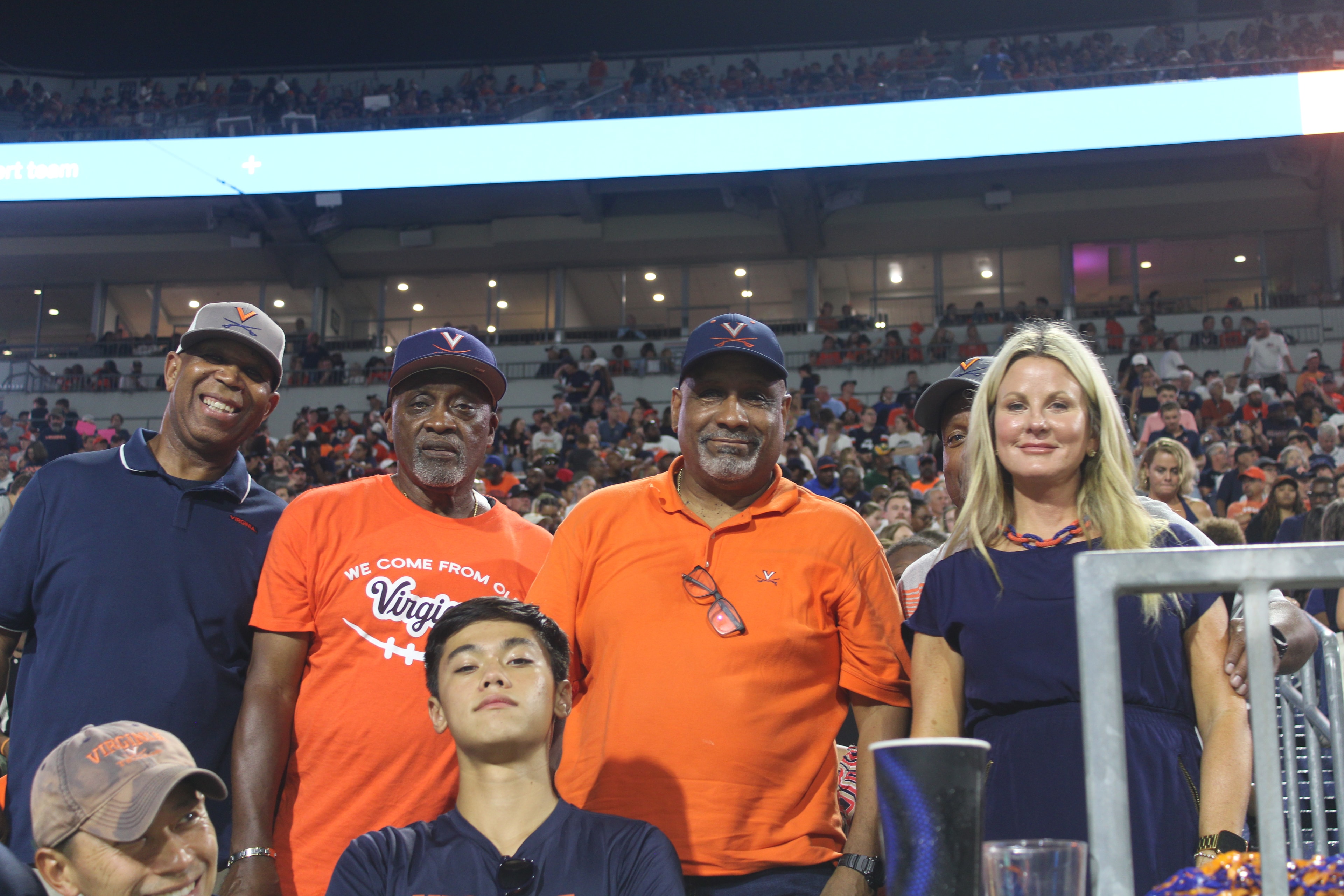 Fans at Virginia vs Norfolk State game day