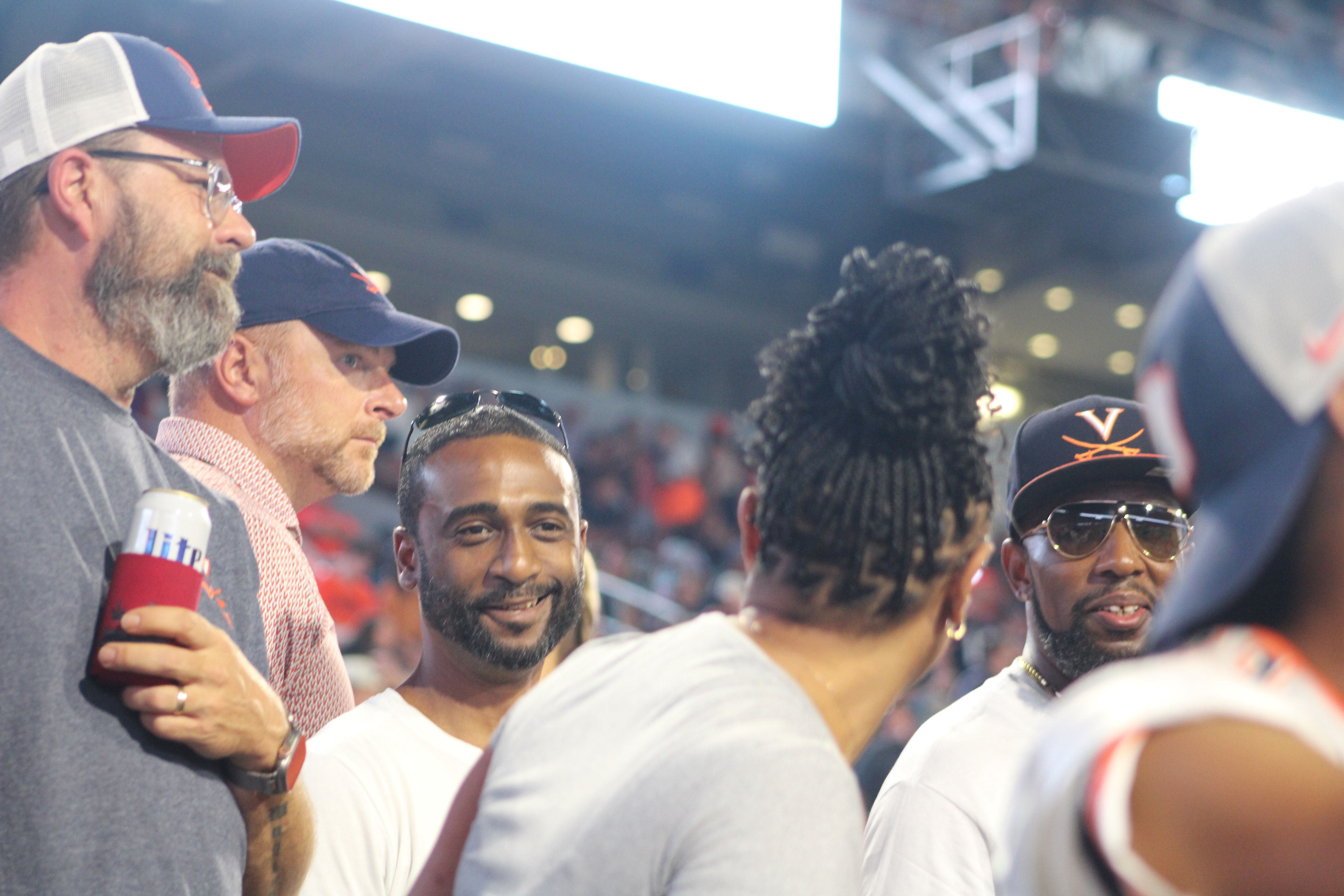 Fans at Virginia vs Norfolk State game day
