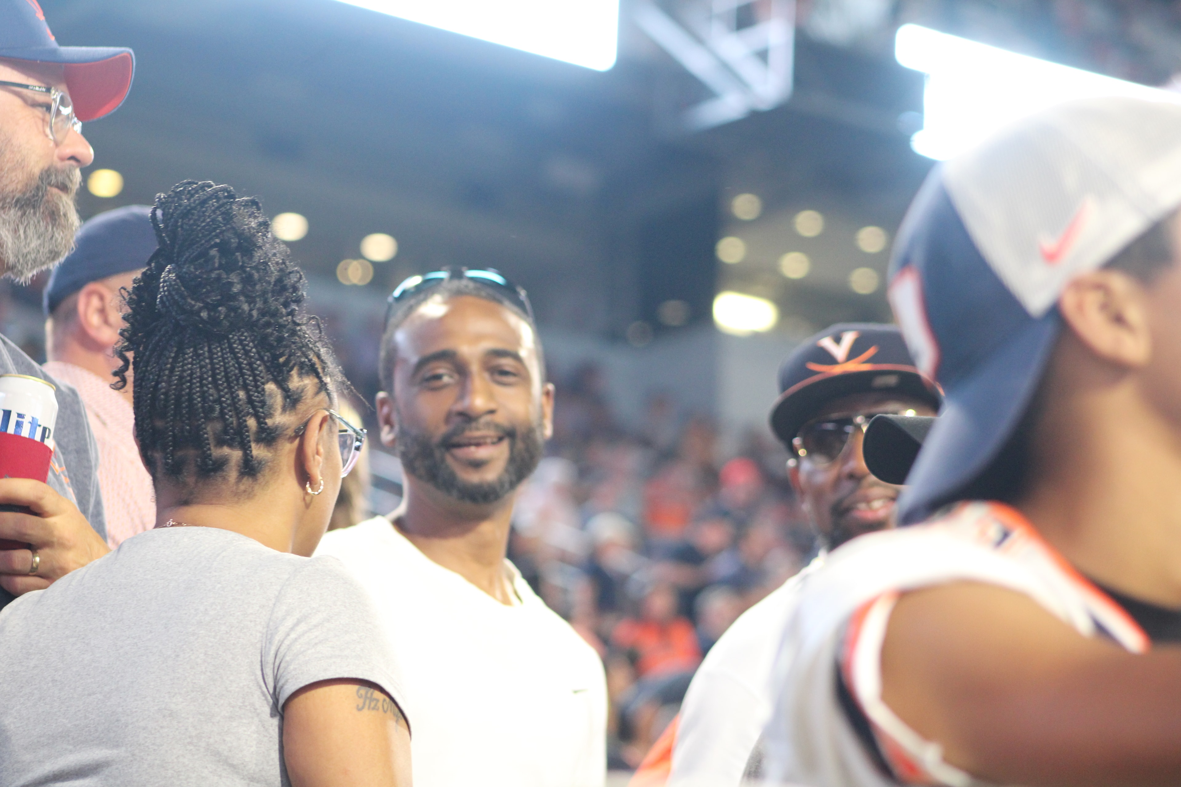 Fans at Virginia vs Norfolk State game day