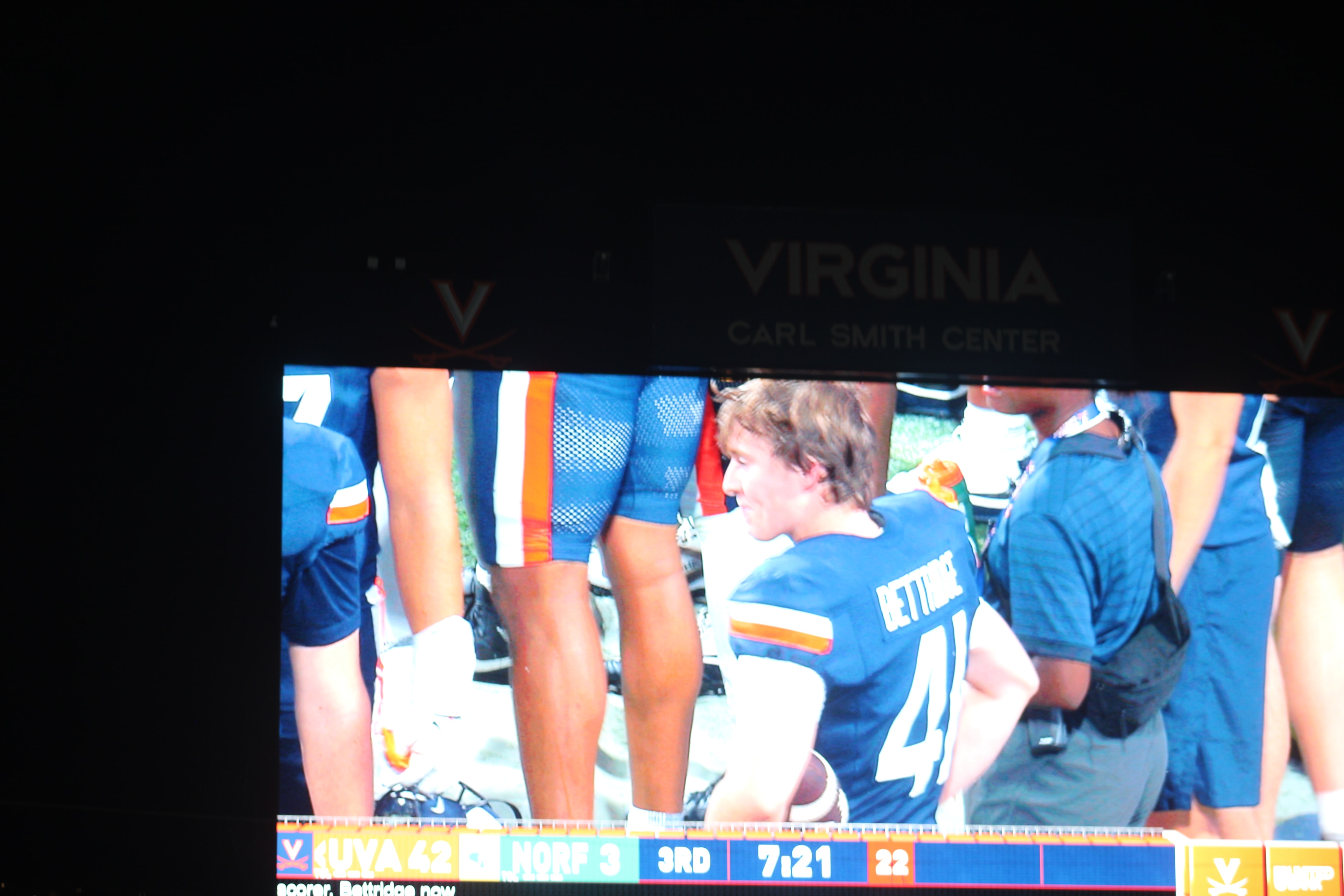 Fans at Virginia vs Norfolk State game day