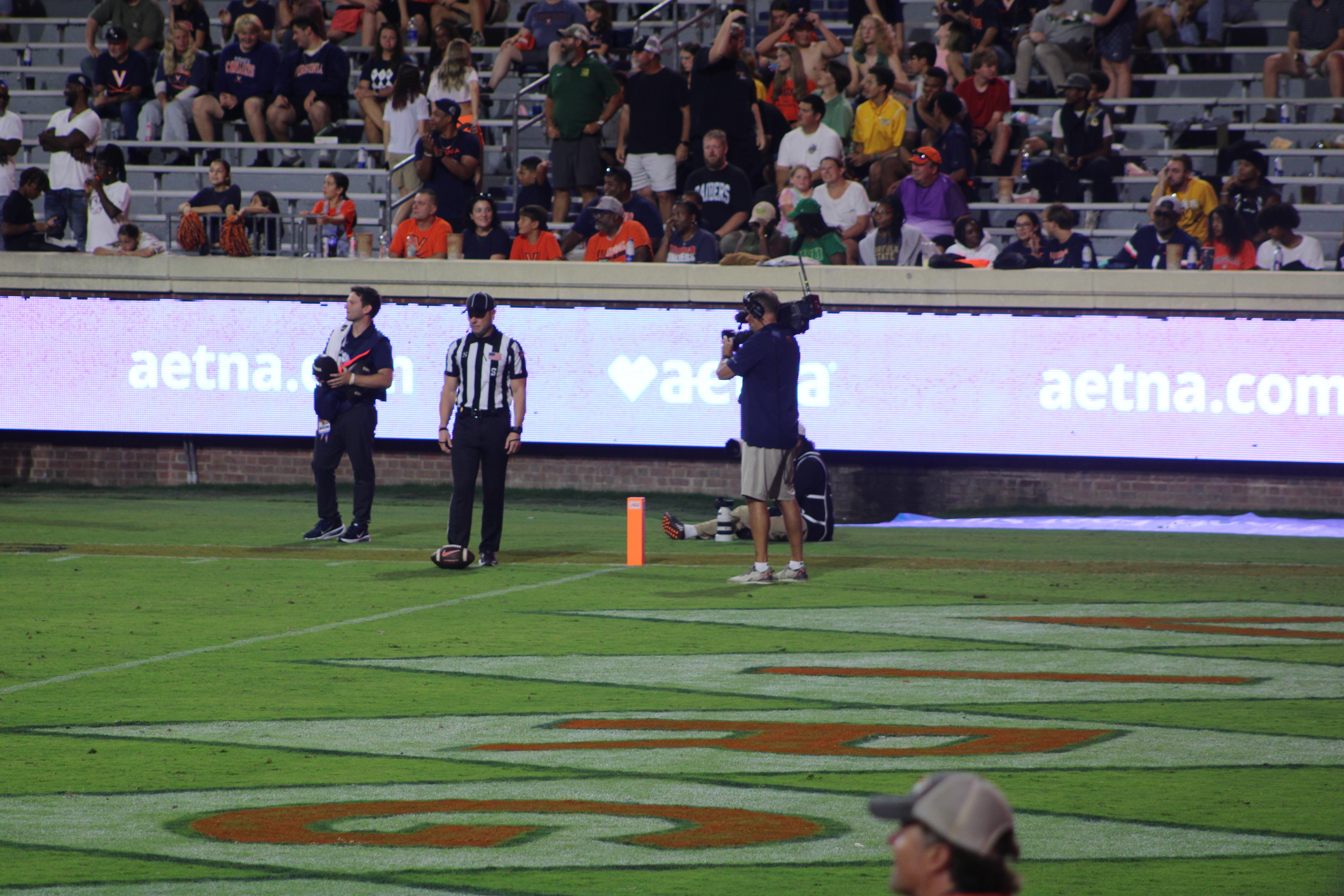 Fans at Virginia vs Norfolk State game day
