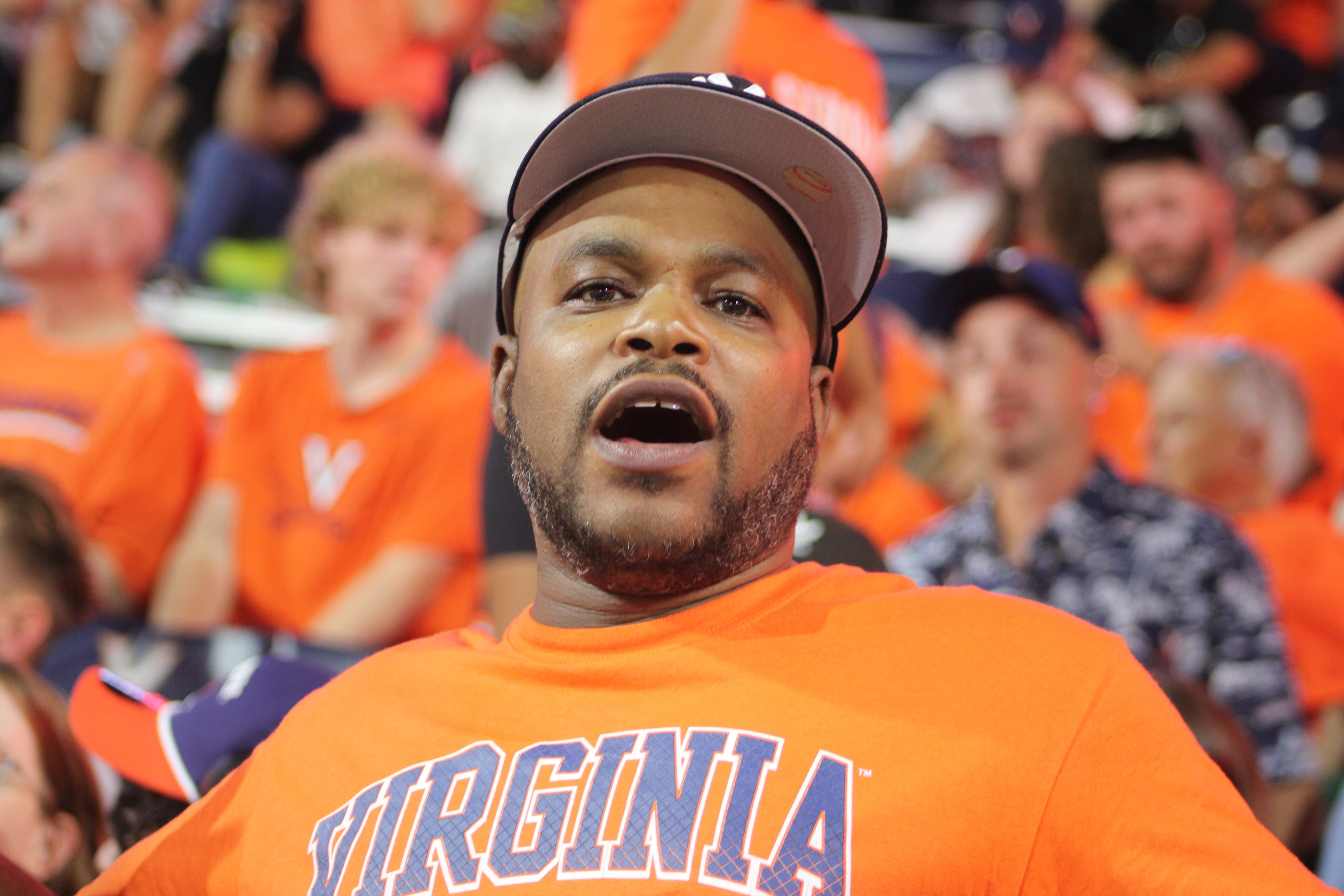 Fans at Virginia vs Norfolk State game day