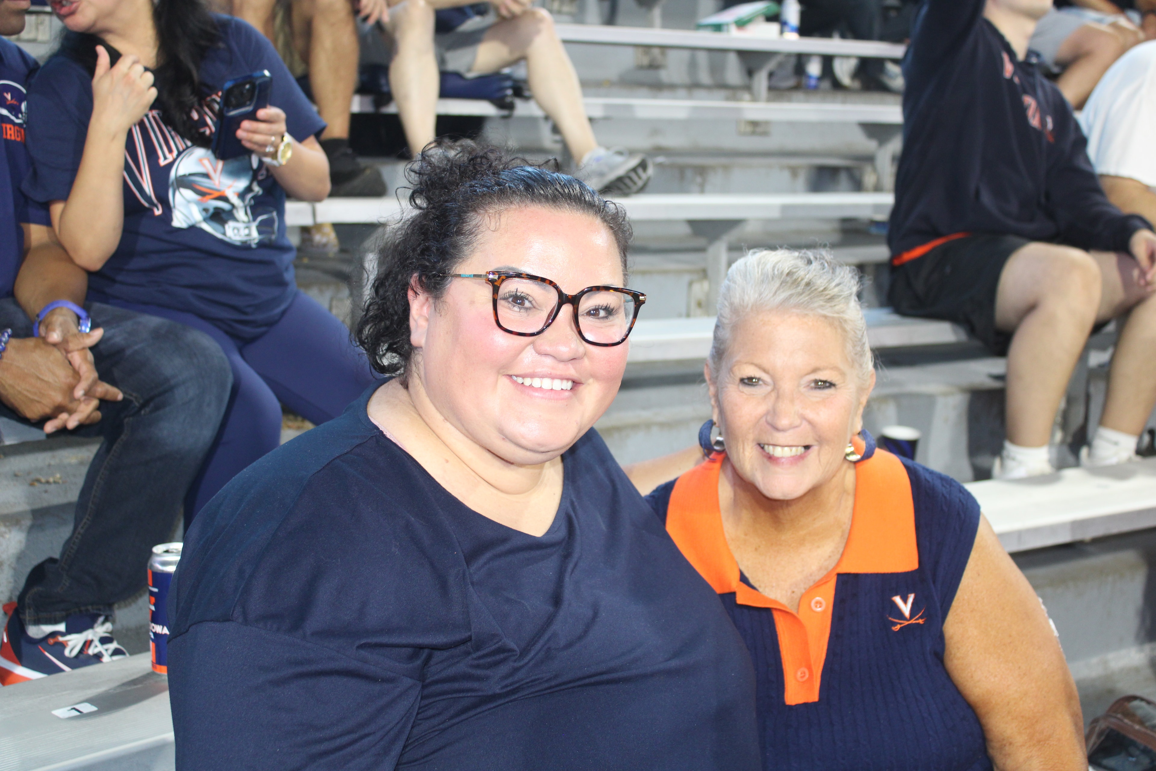 Fans at Virginia vs Norfolk State game day