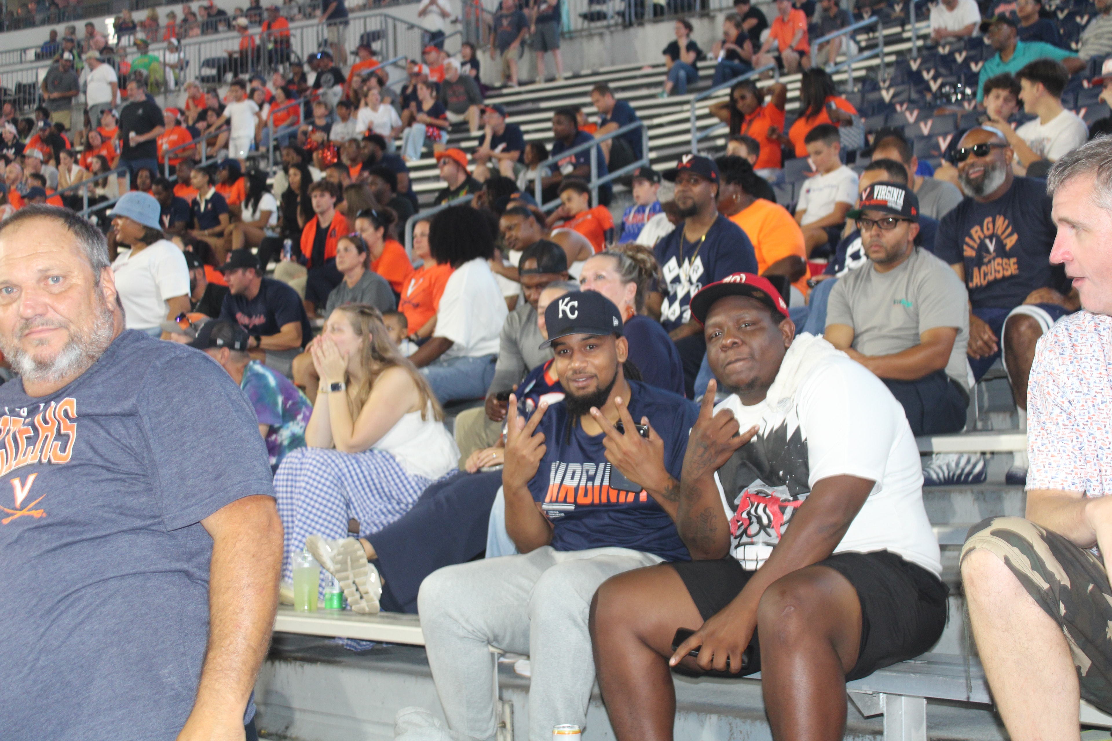 Fans at Virginia vs Norfolk State game day