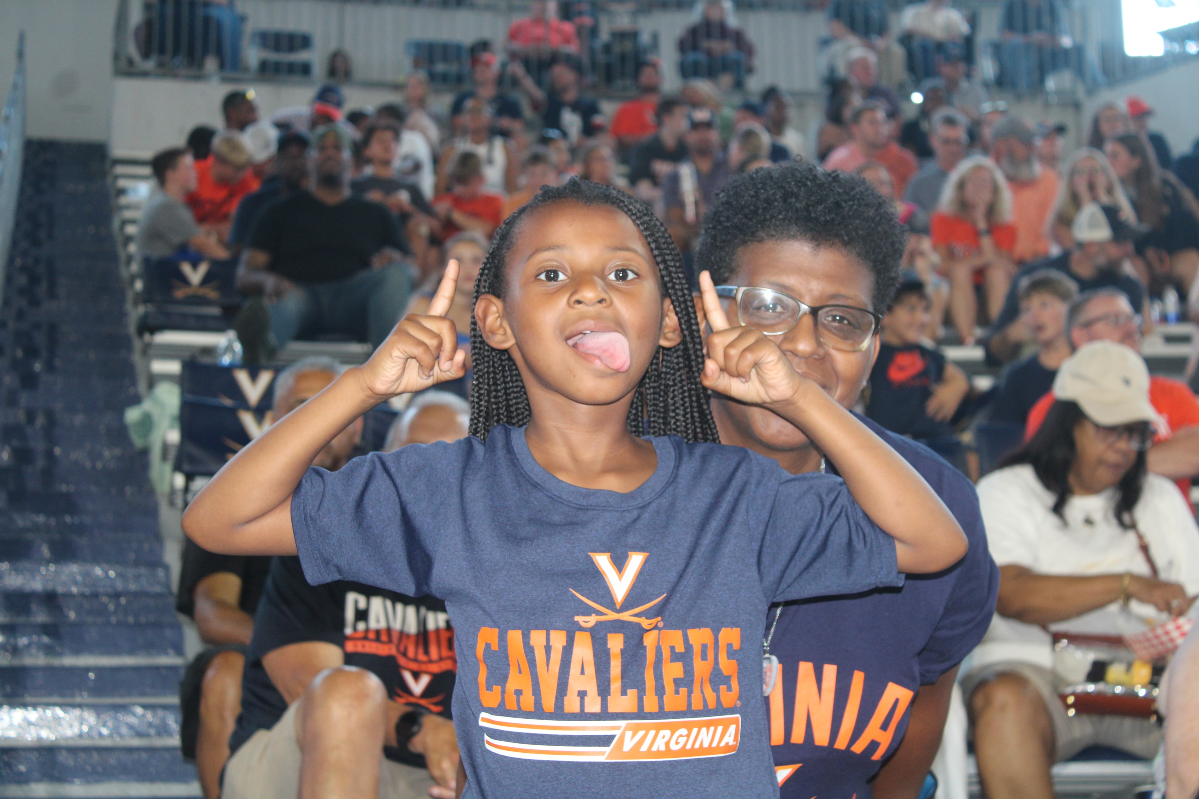 Fans at Virginia vs Norfolk State game day