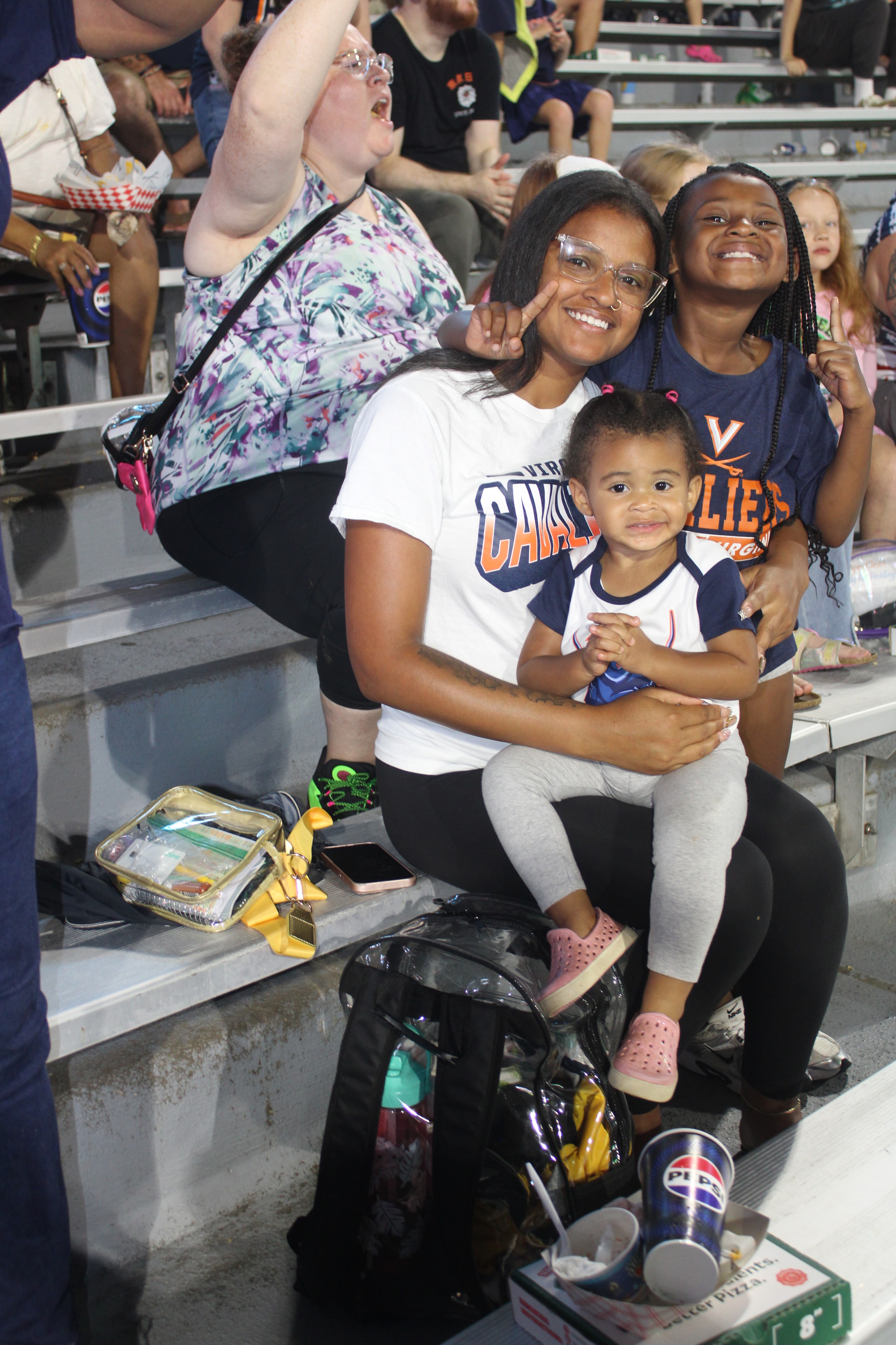 Fans at Virginia vs Norfolk State game day