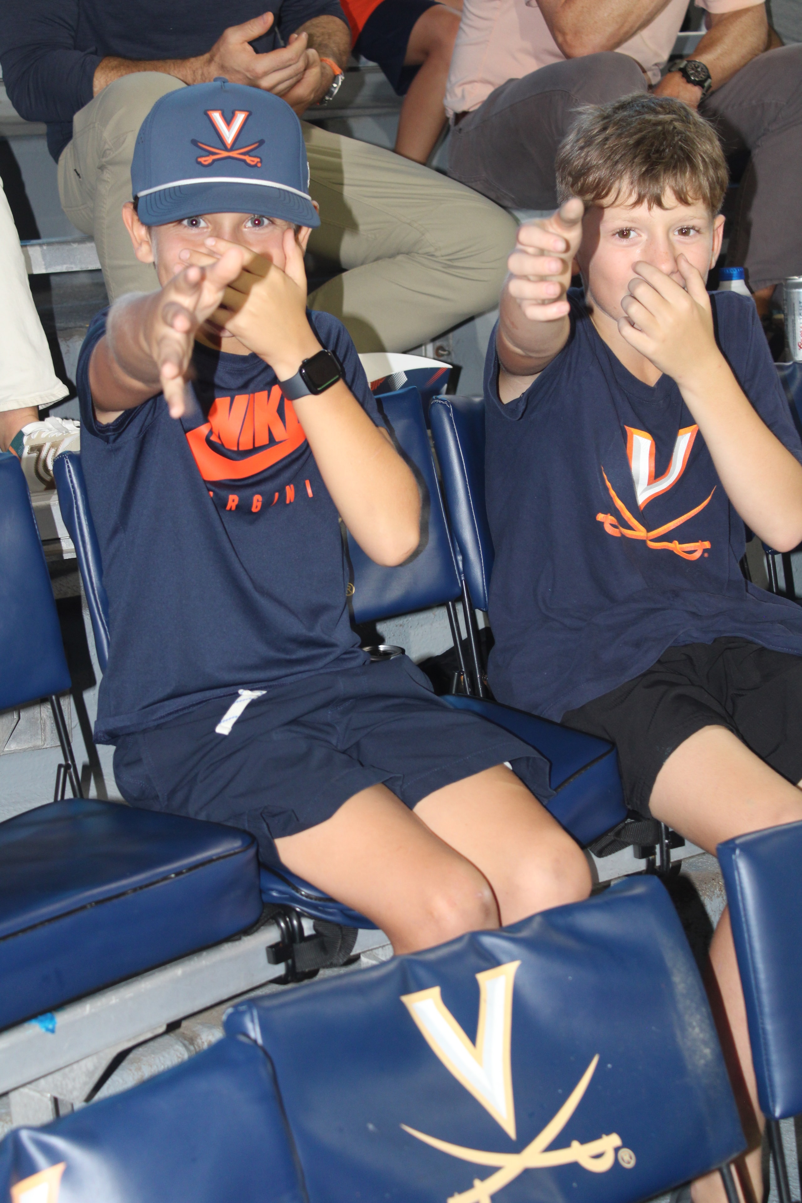 Fans at Virginia vs Norfolk State game day
