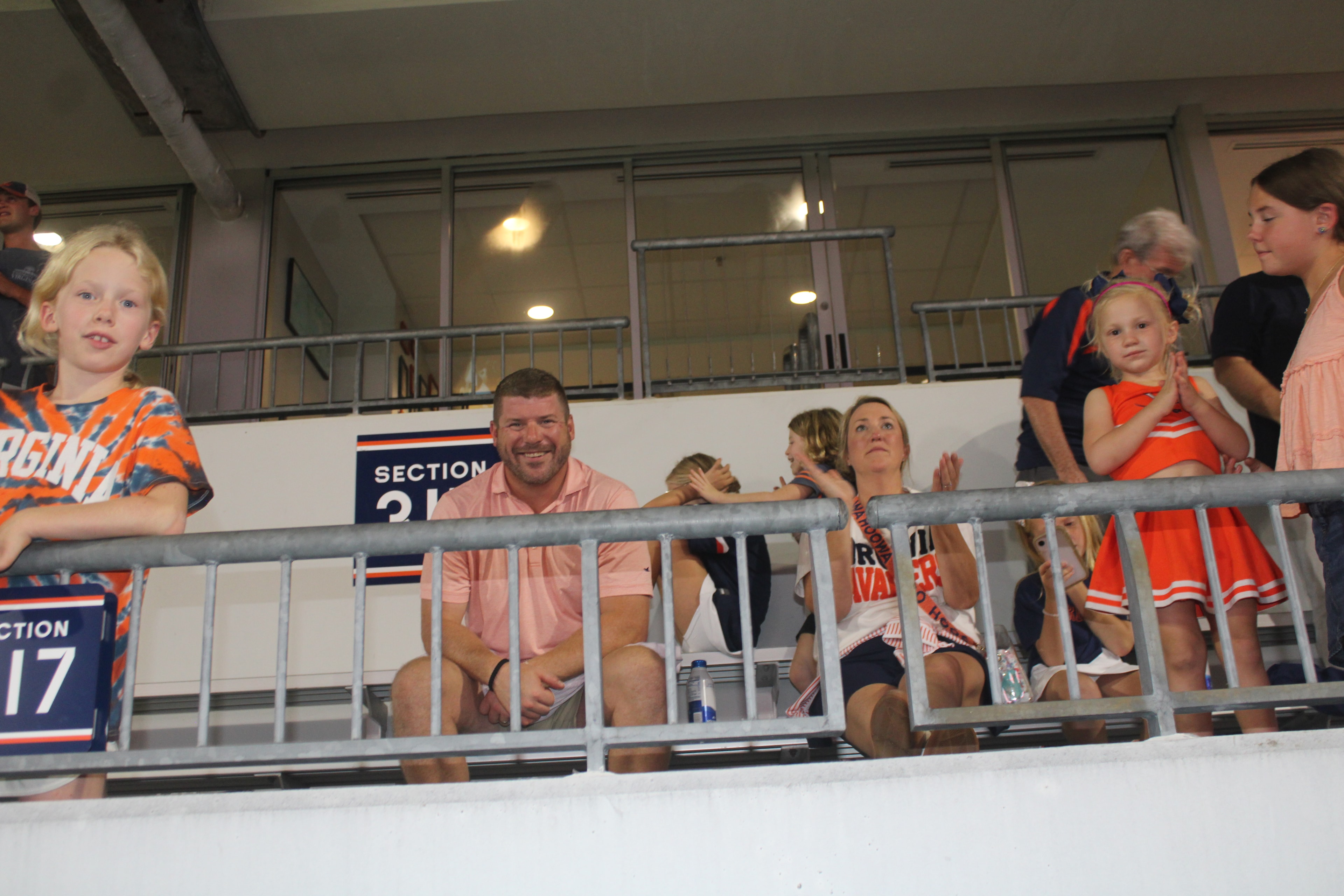 Fans at Virginia vs Norfolk State game day