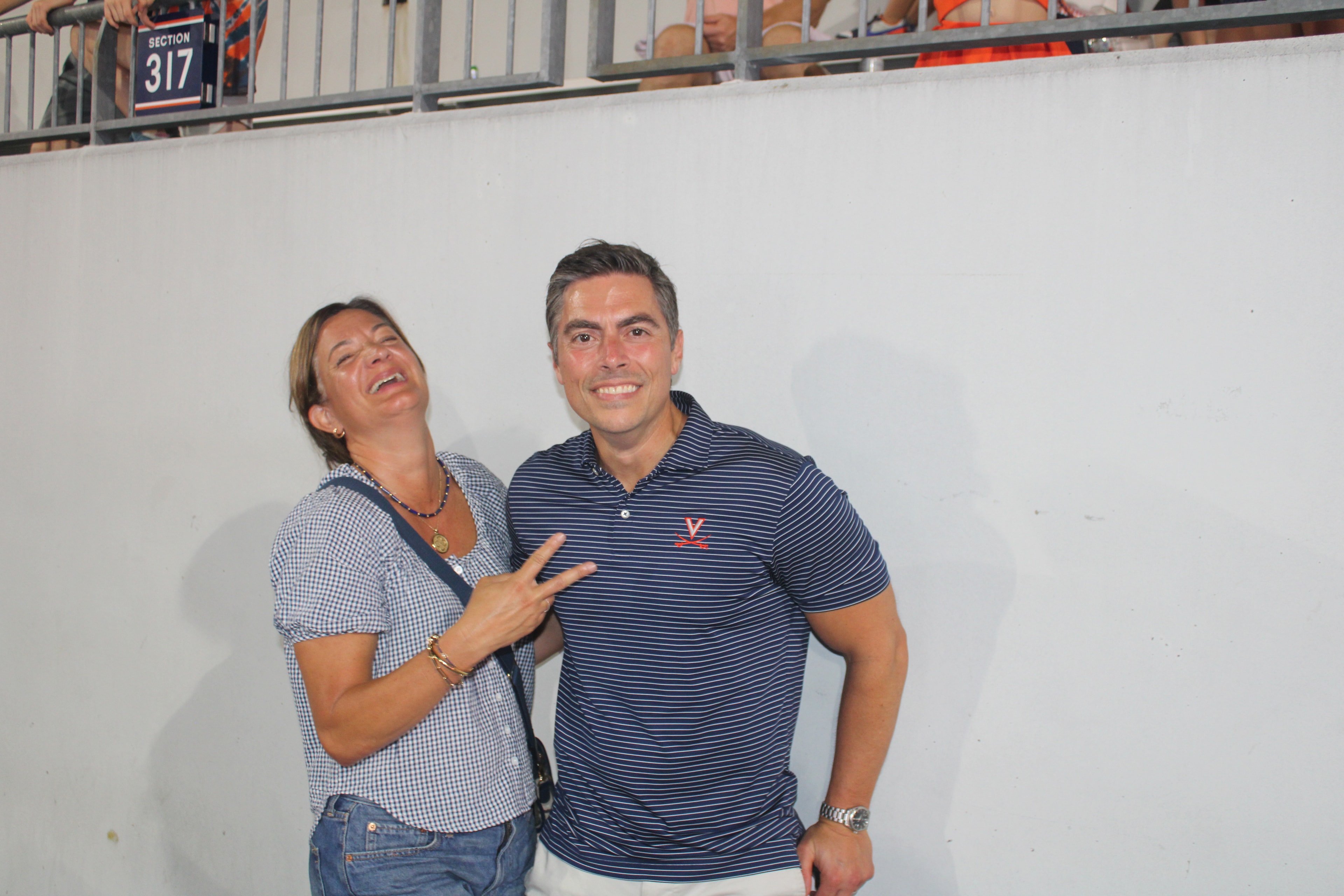 Fans at Virginia vs Norfolk State game day