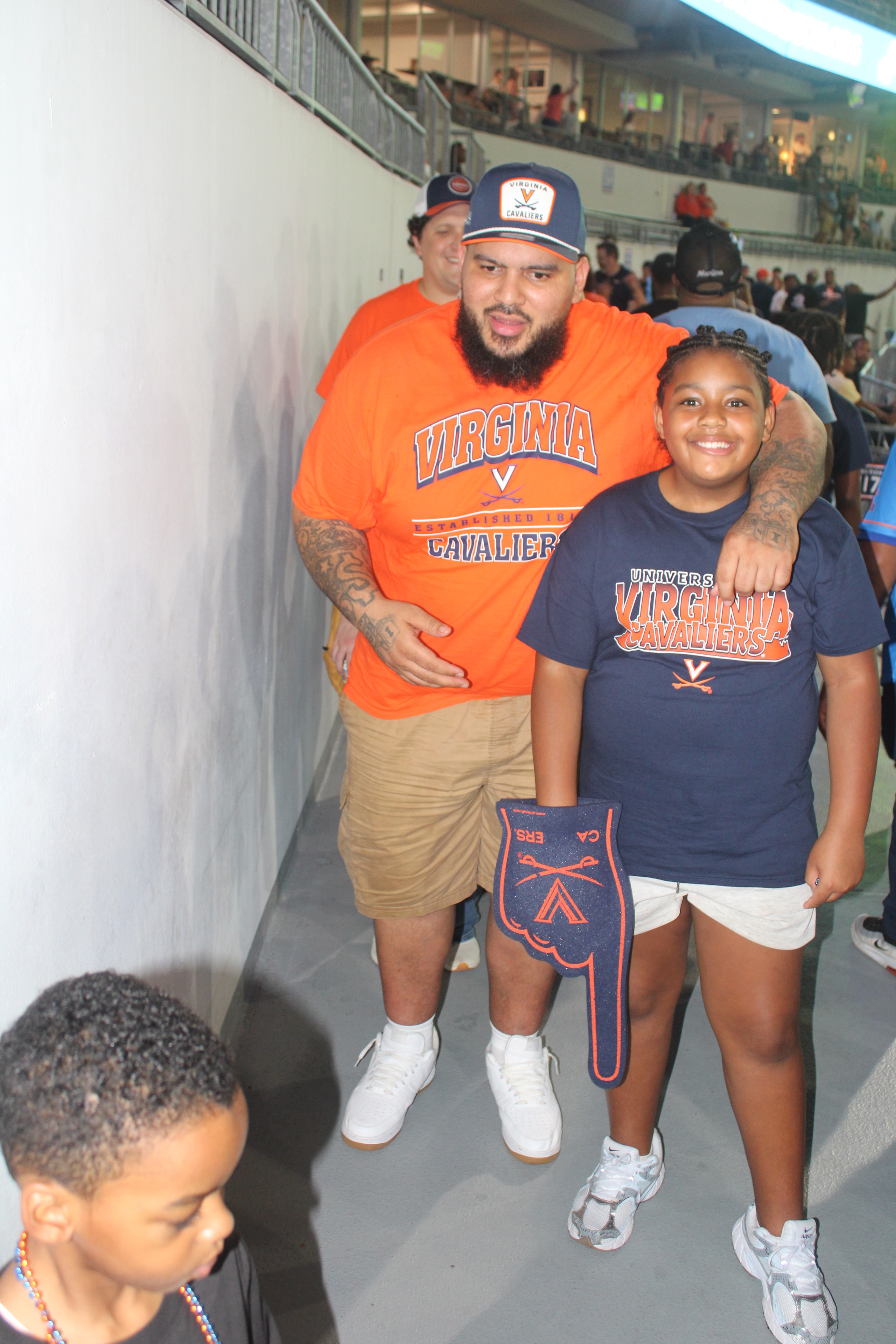 Fans at Virginia vs Norfolk State game day