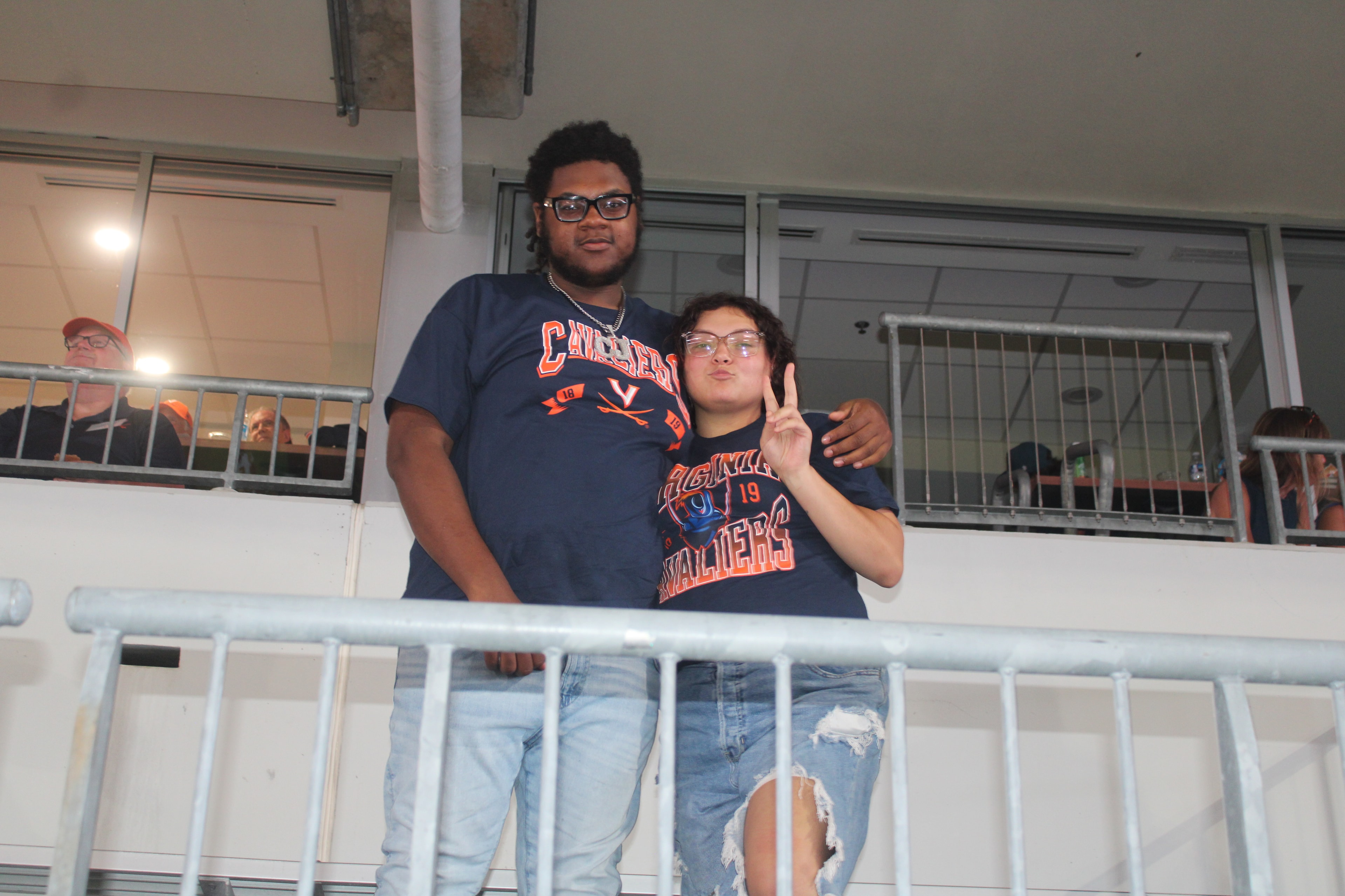 Fans at Virginia vs Norfolk State game day