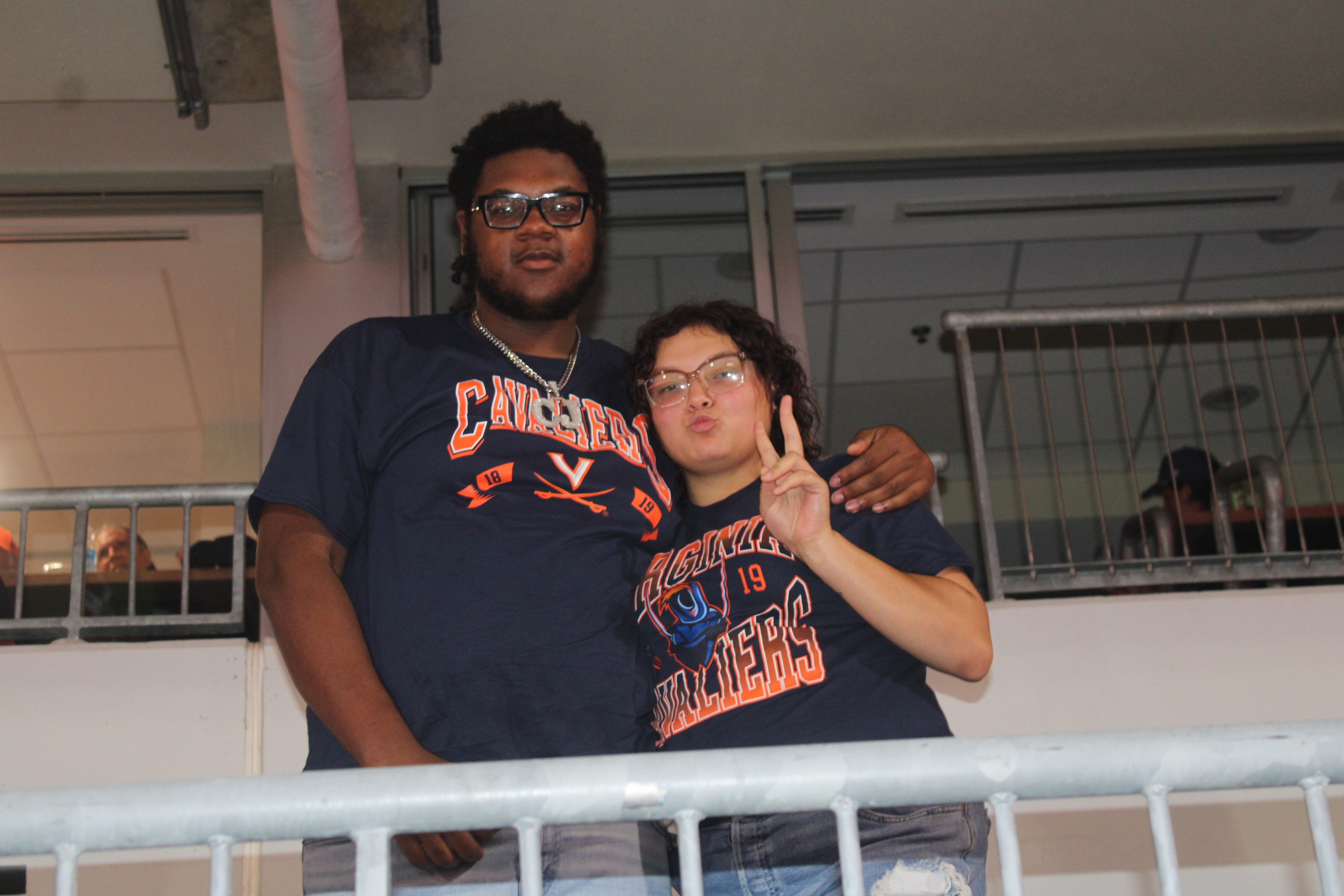 Fans at Virginia vs Norfolk State game day