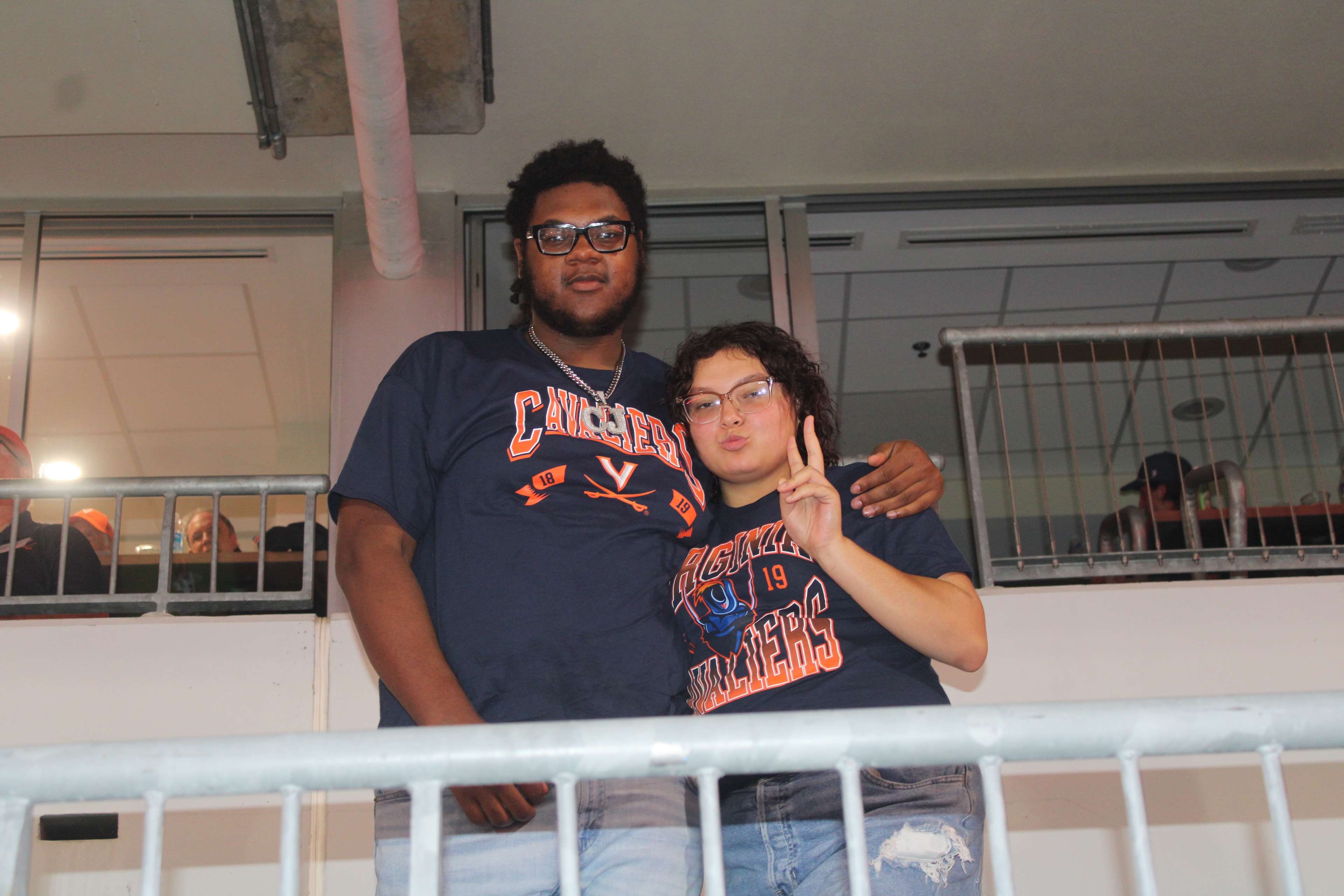Fans at Virginia vs Norfolk State game day