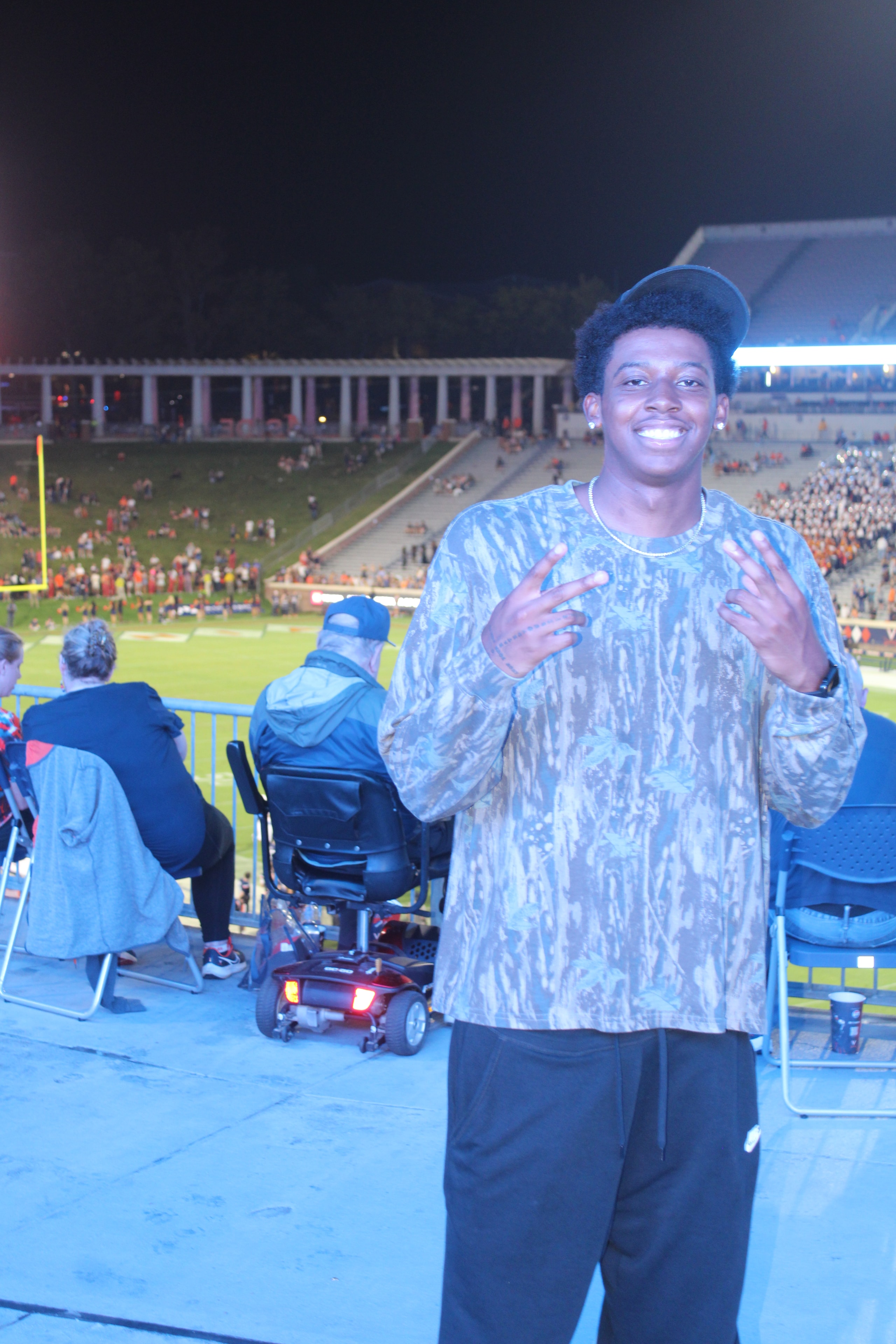 Fans at Virginia vs Norfolk State game day