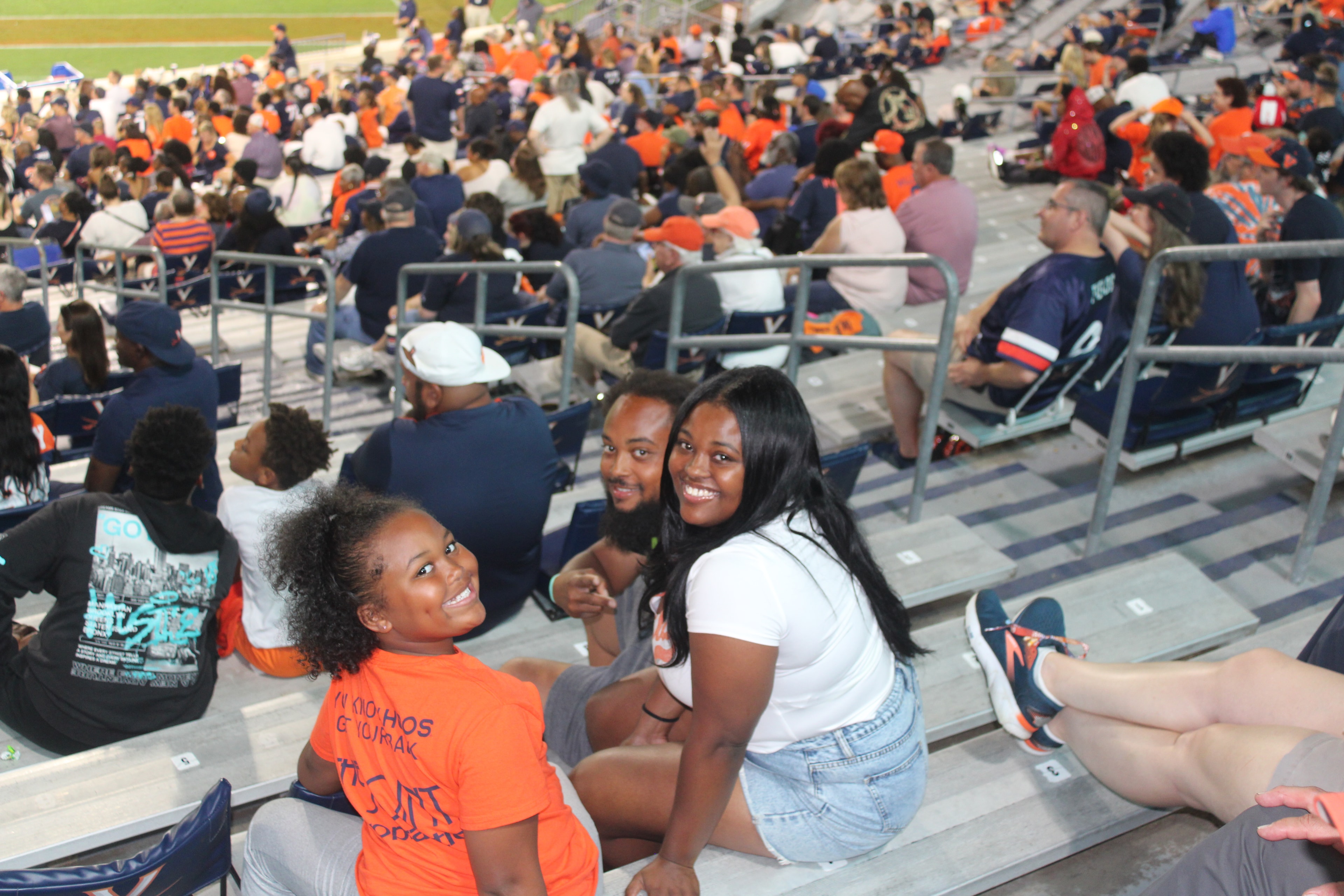 Fans at Virginia vs Norfolk State game day