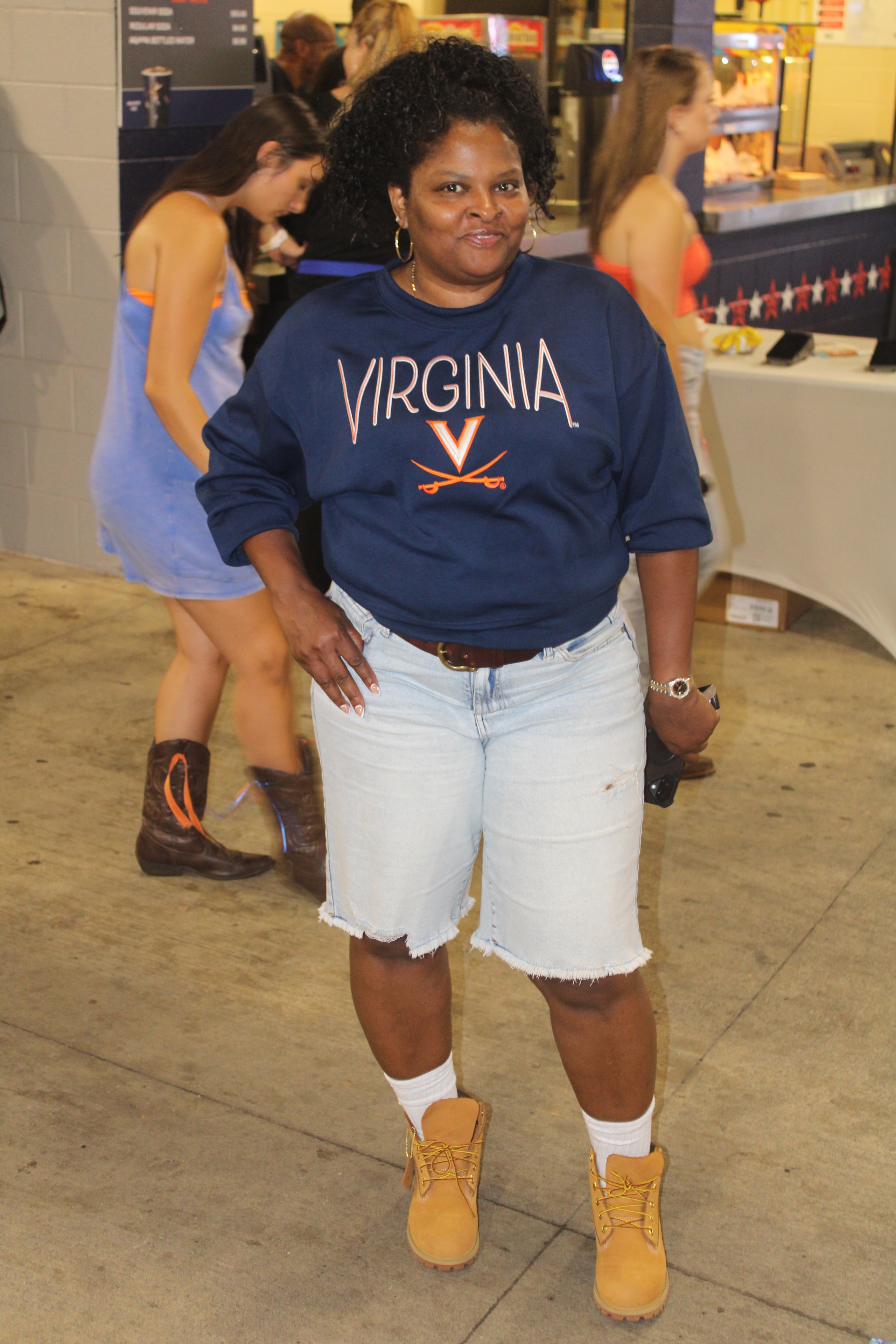 Fans at Virginia vs Norfolk State game day