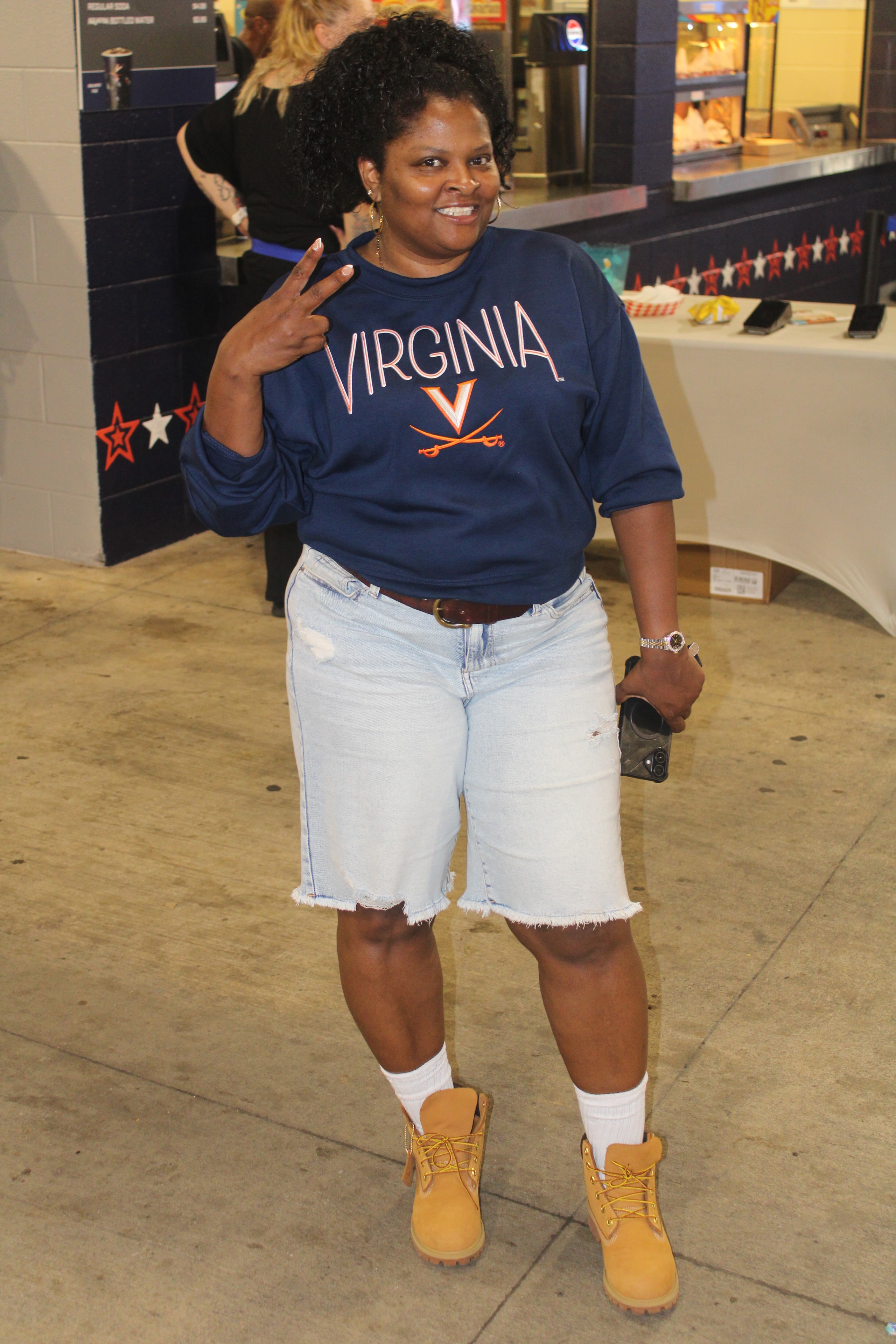 Fans at Virginia vs Norfolk State game day