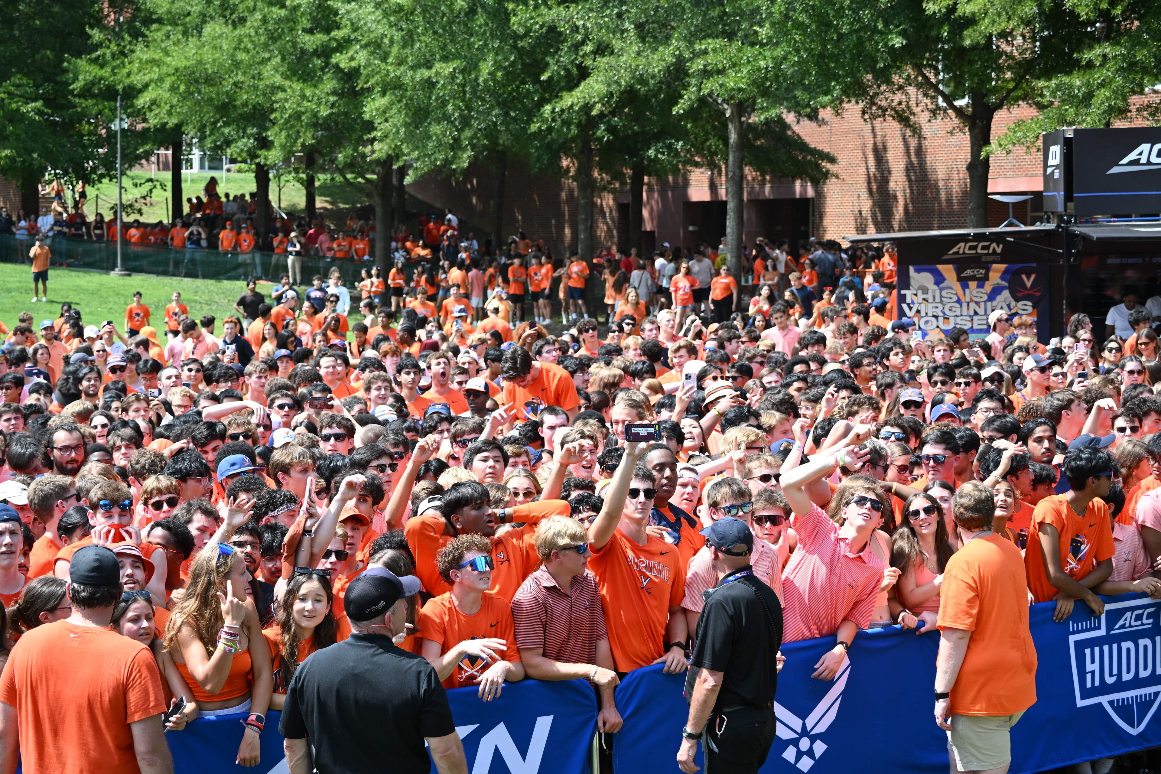 DJ Diesel at UVA Home Opener — massive crowd