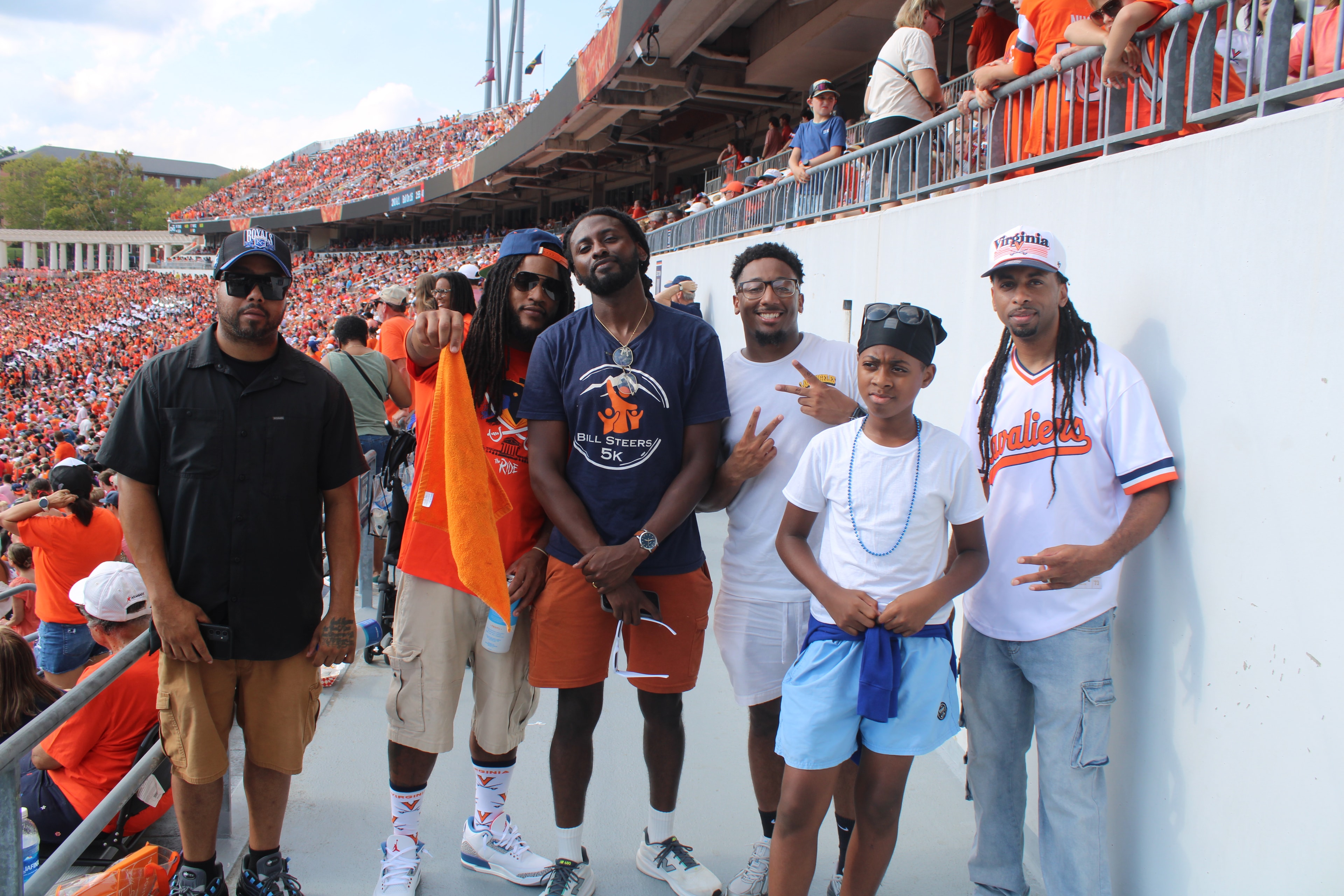 Fans at Virginia vs NC State game day